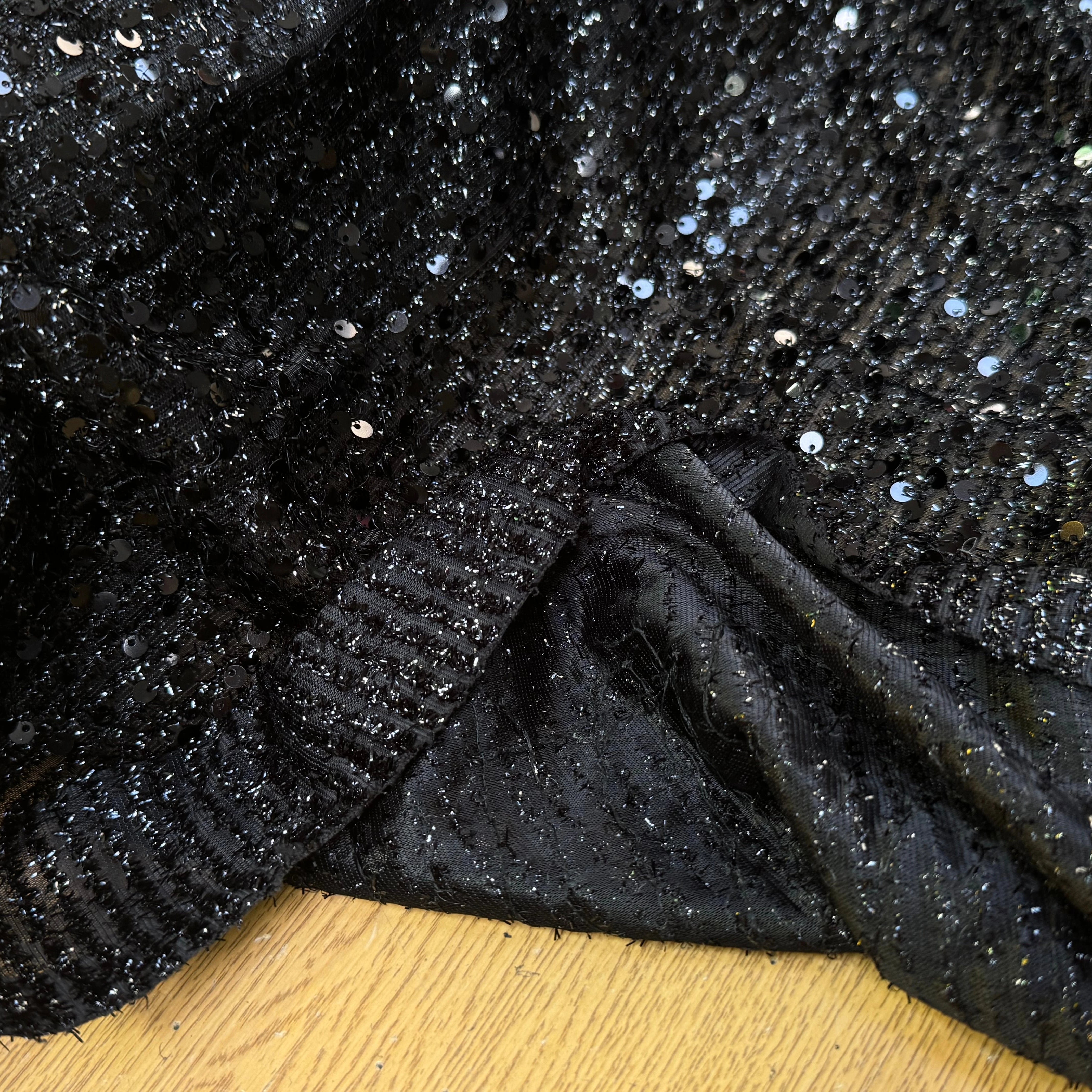 SEQUIN PAILLETTE BRODÉ NOIR - My Little Coupon