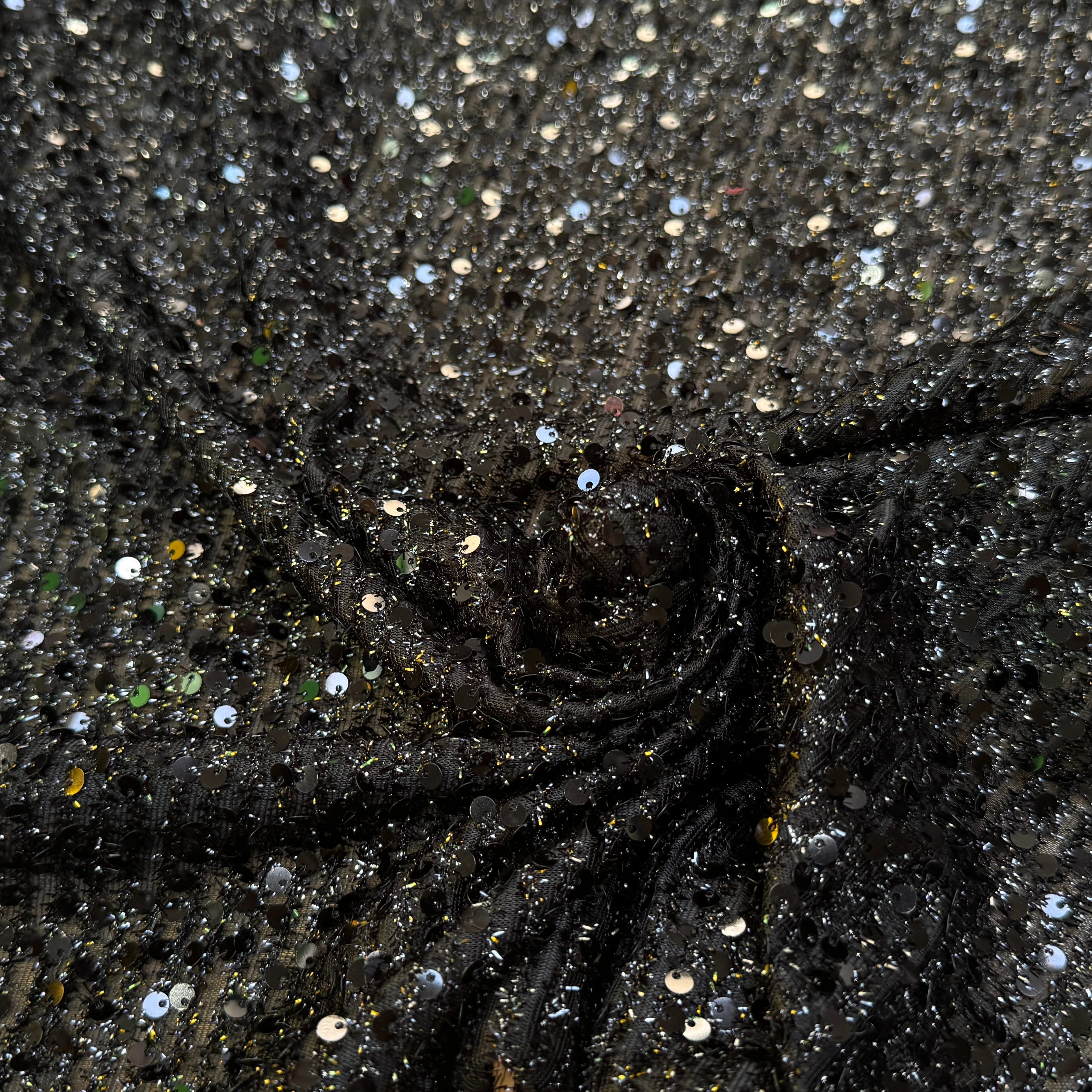 SEQUIN PAILLETTE BRODÉ NOIR - My Little Coupon