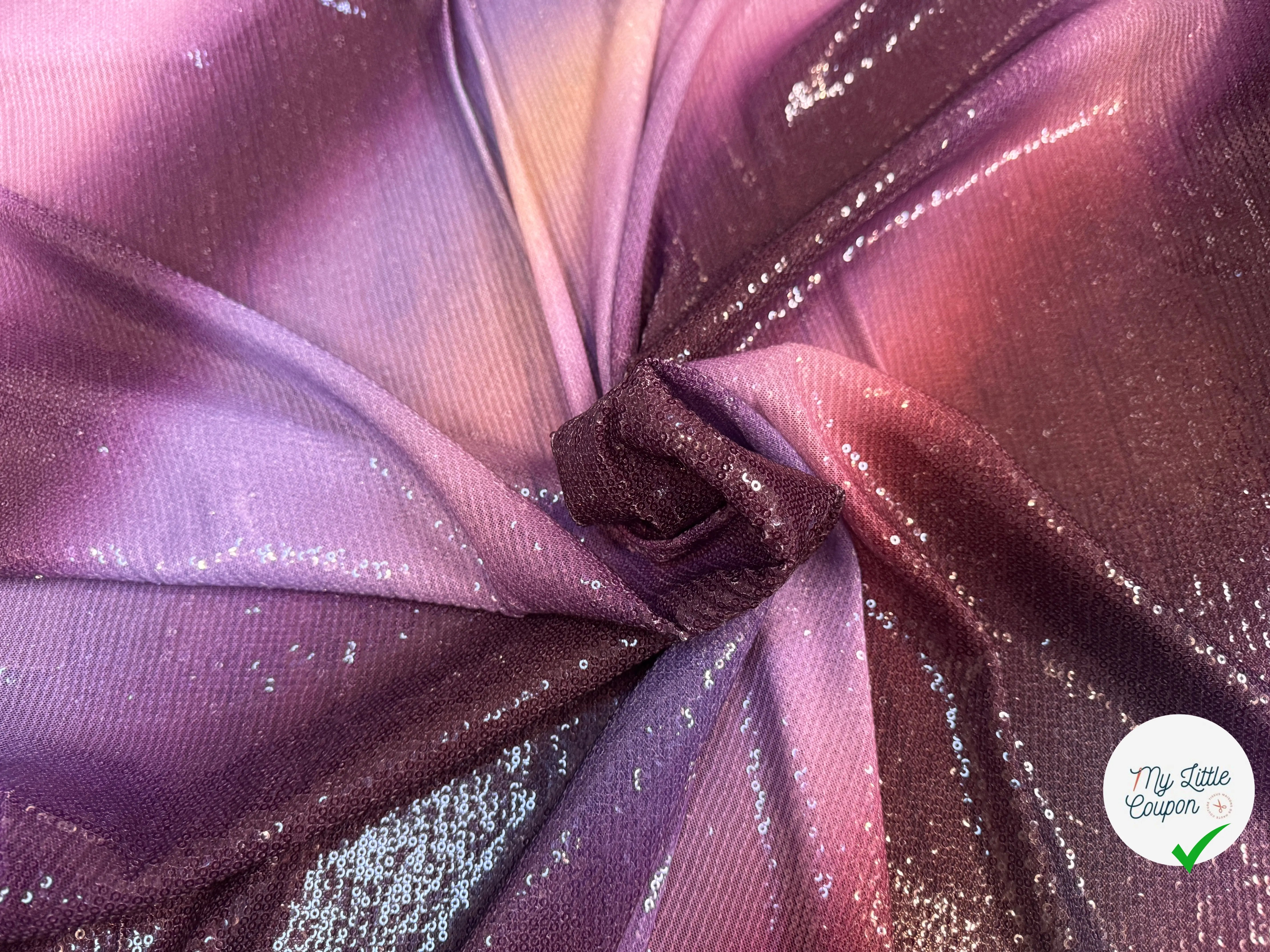 SEQUIN STRETCH DÉGRADÉ VIOLET - My Little Coupon