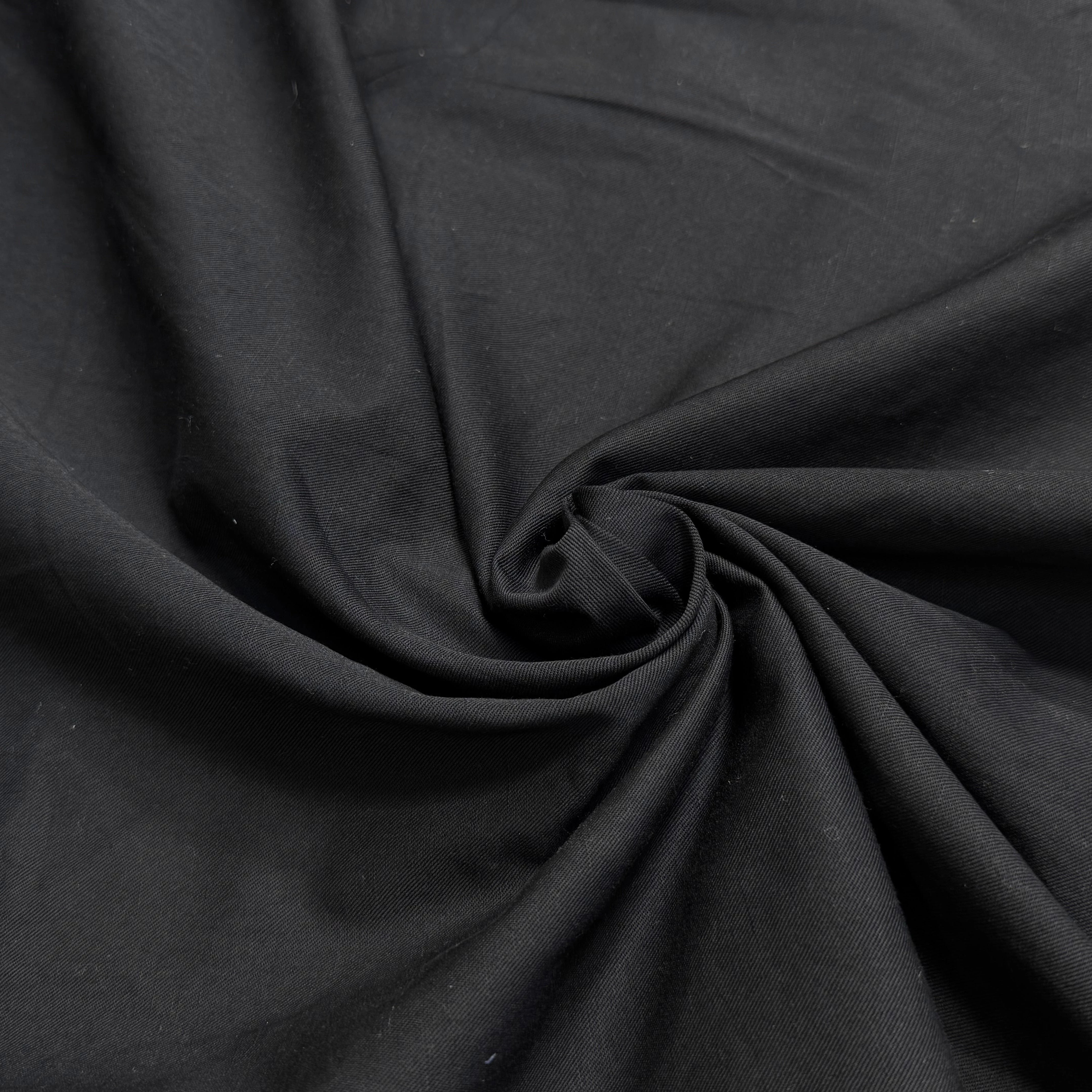 SERGÉ COTON LIN 18% LIN NOIR - My Little Coupon