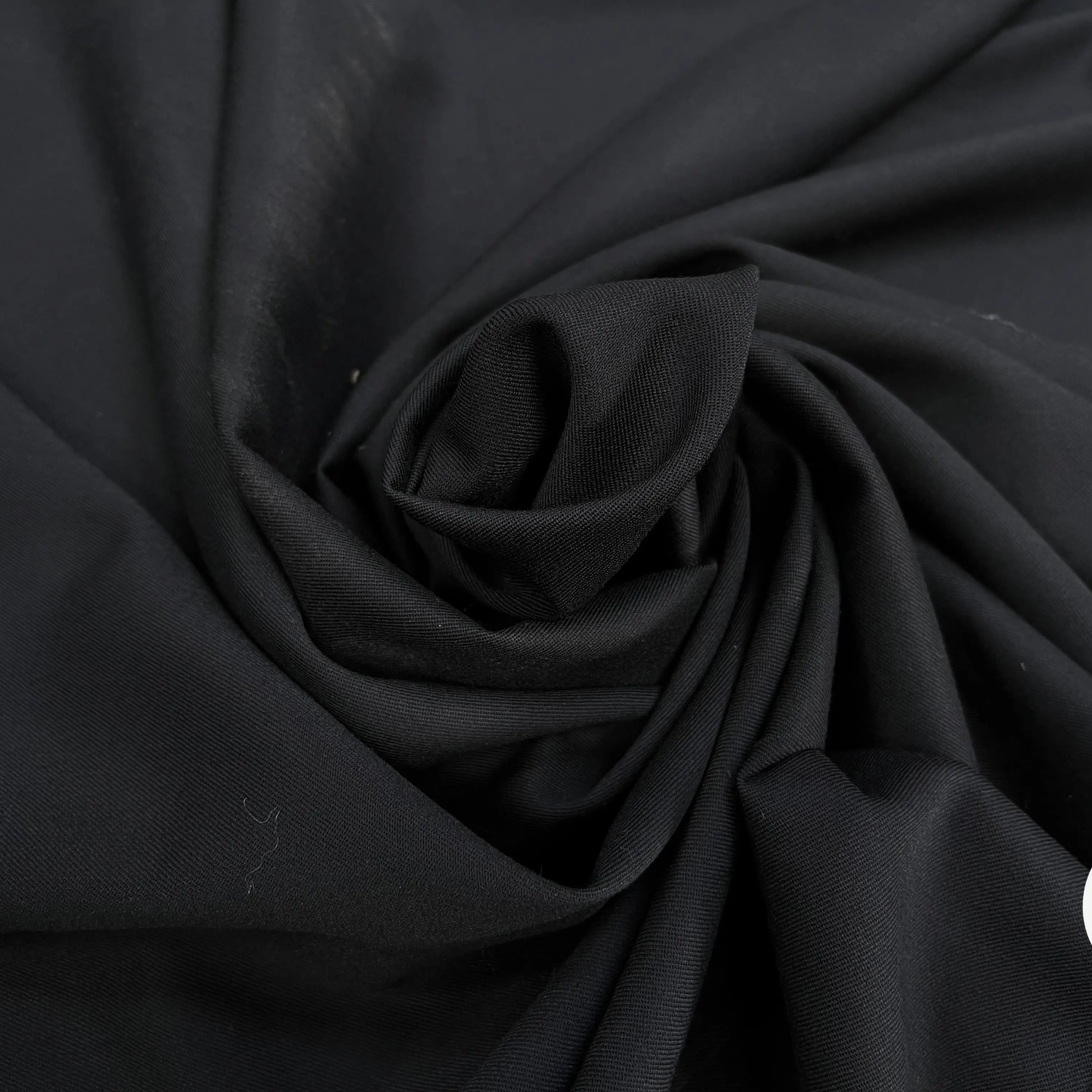 SERGÉ DE LAINE UNI NOIR - My Little Coupon