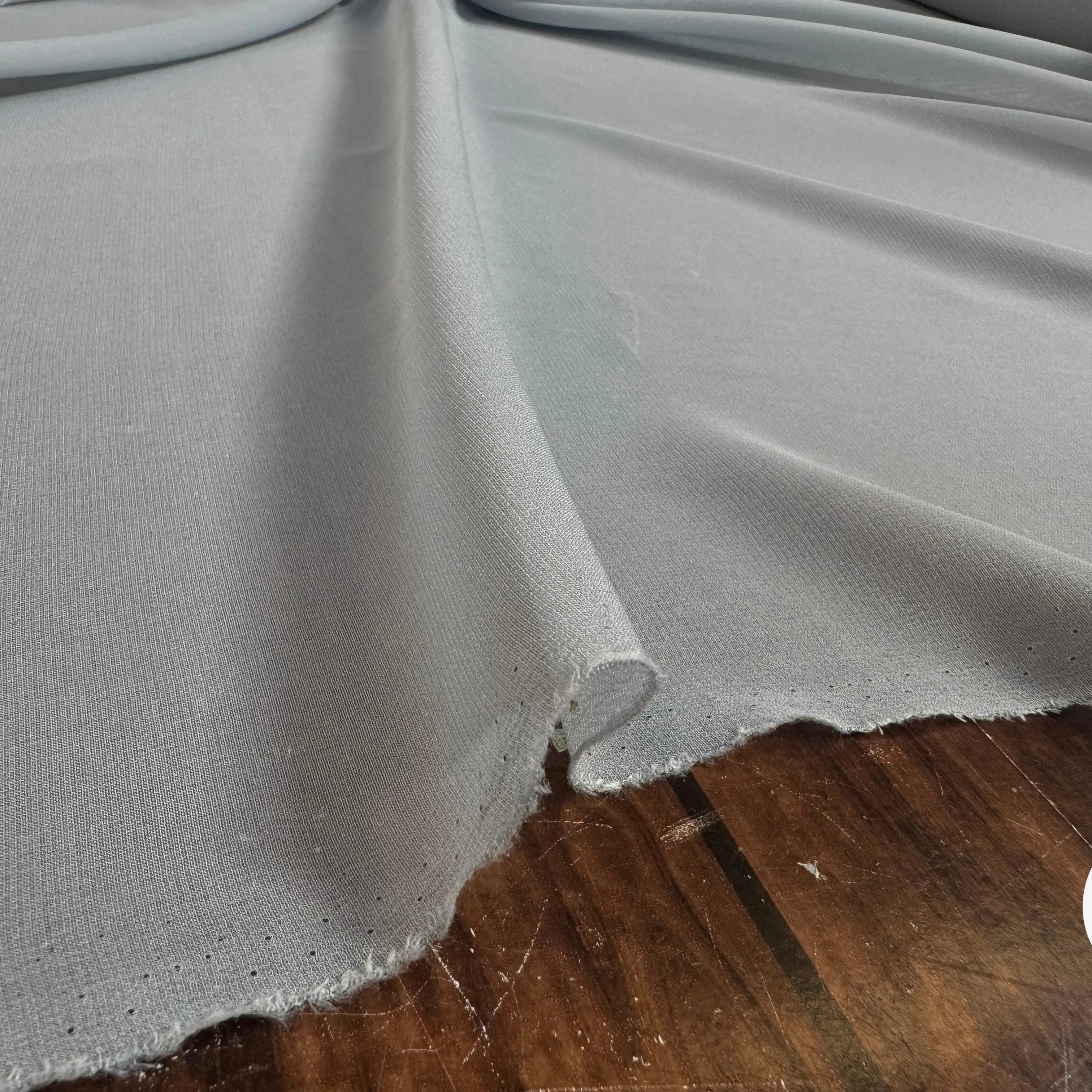 SILK MIX GEORGETTE, Softy blue, 20% soie - My Little Coupon