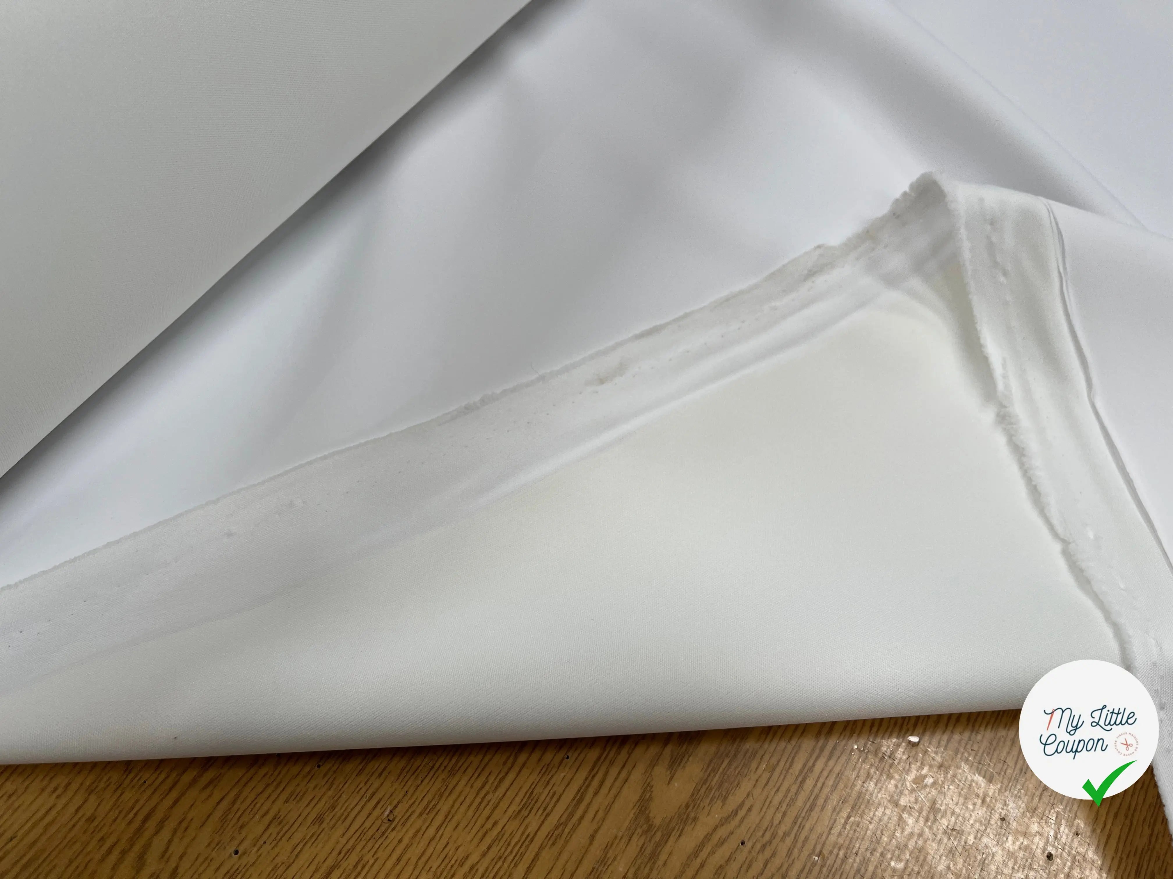 SIMILI CUIR COUTURE BLANC - My Little Coupon