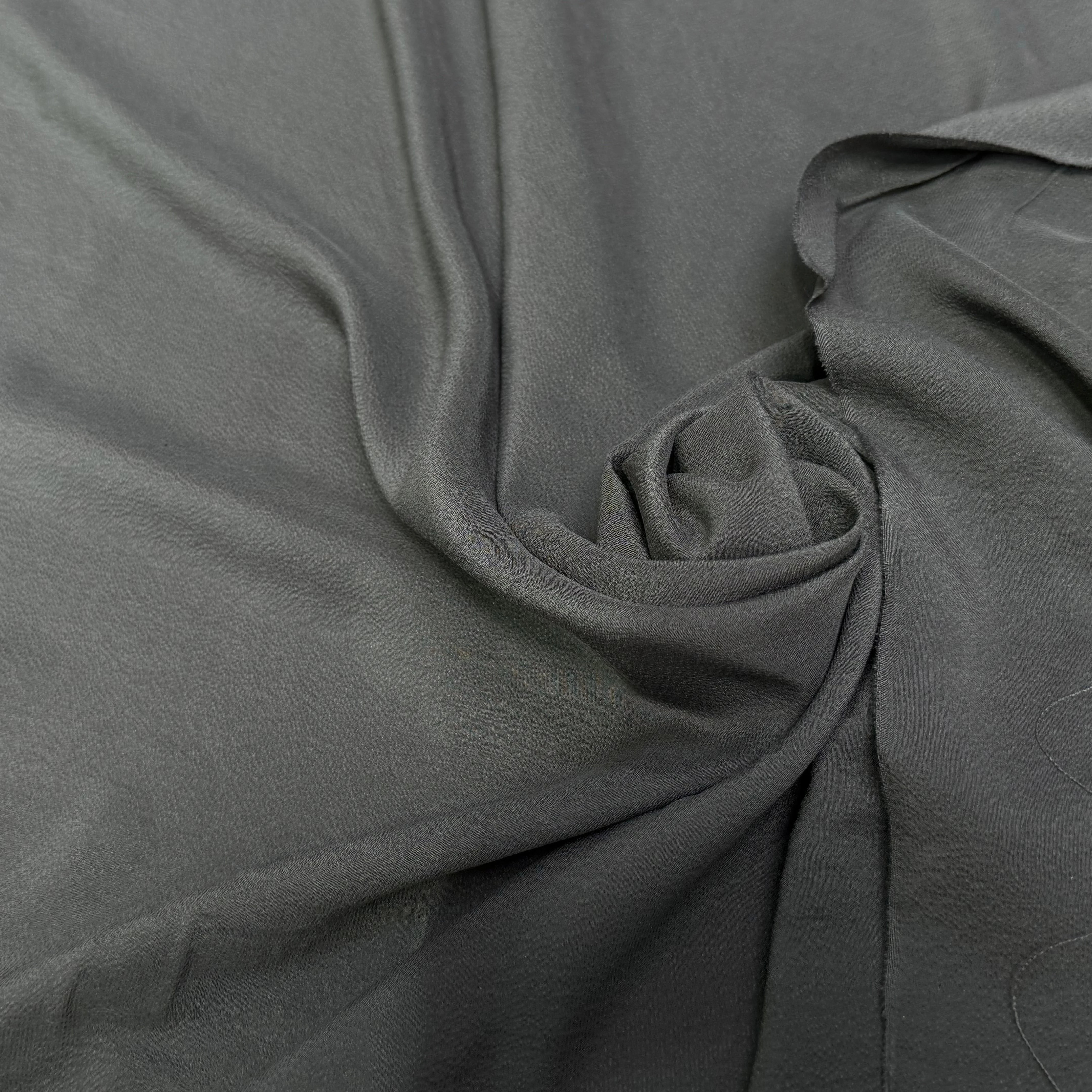 SOIE ASPECT GAUFFRE GRIS ANTHRACITE - My Little Coupon