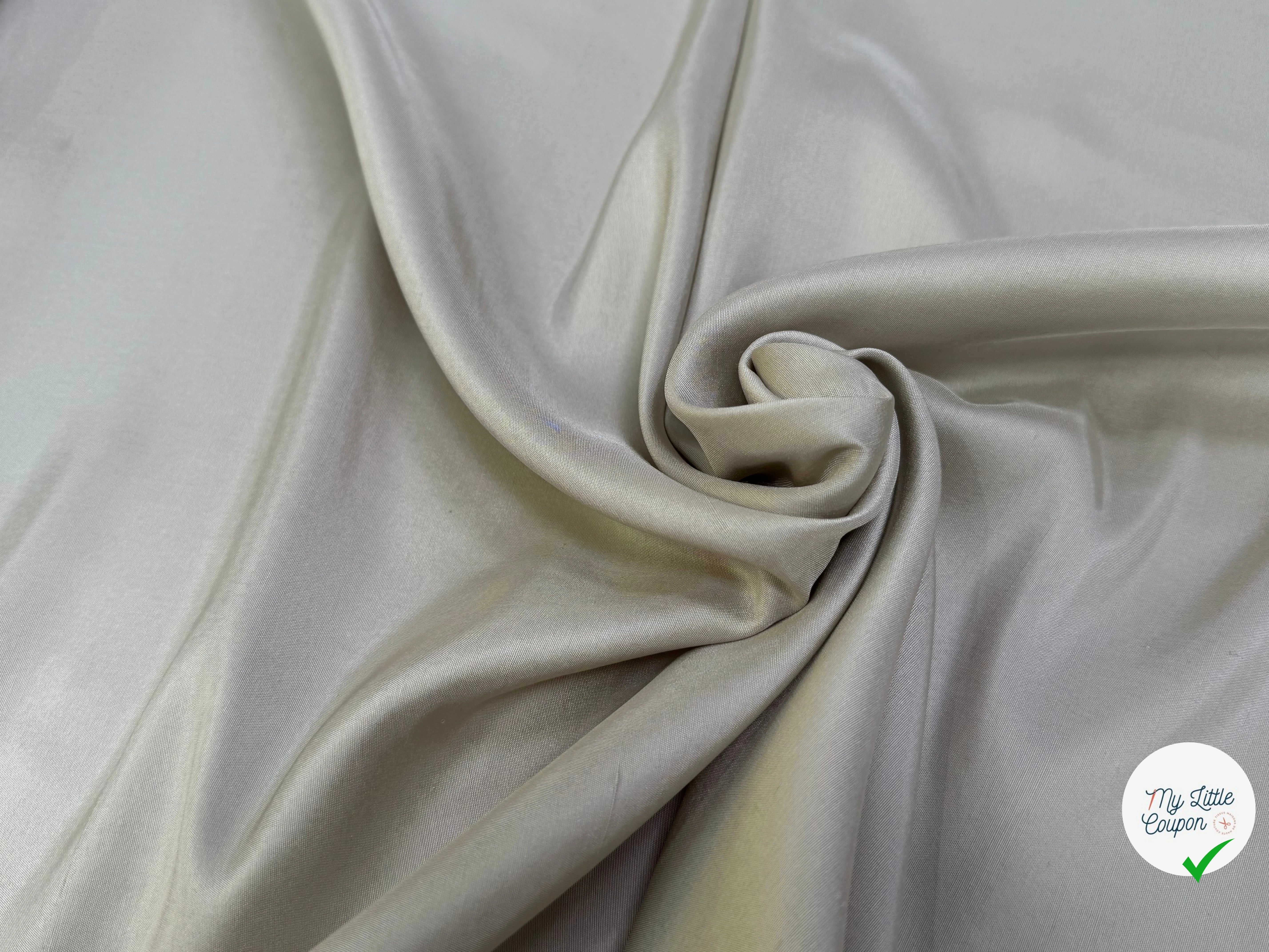 SOIE BEIGE NUDE BEAU TOMBÉ - My Little Coupon