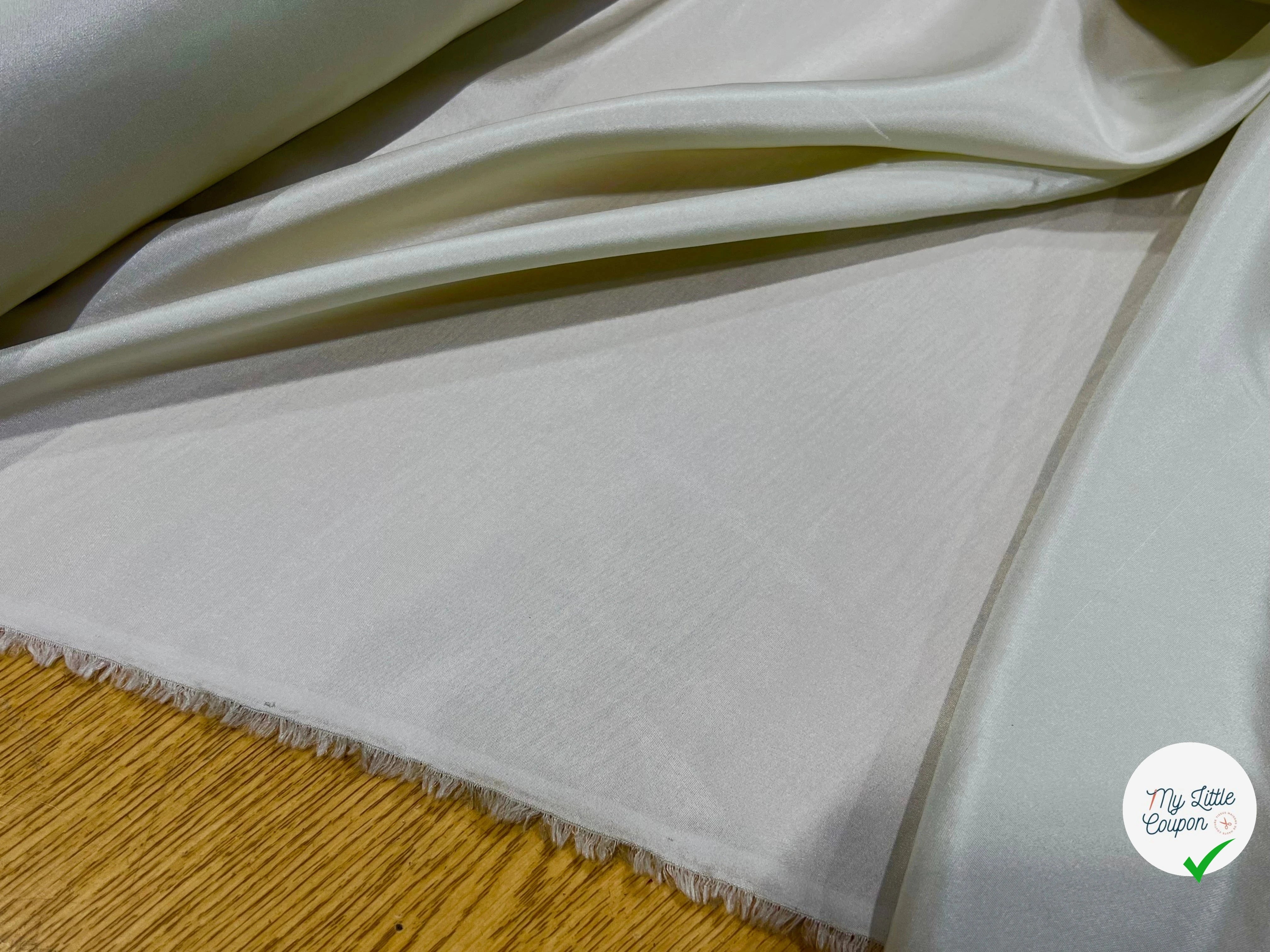 VISCOSE JACQUARD BLEU RAMI COTON ITALIE - My Little Coupon