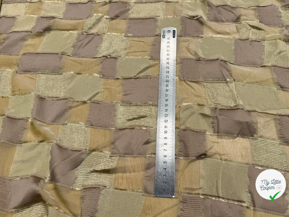 SOIE FLUIDE CARREAUX DAMIERS - My Little Coupon