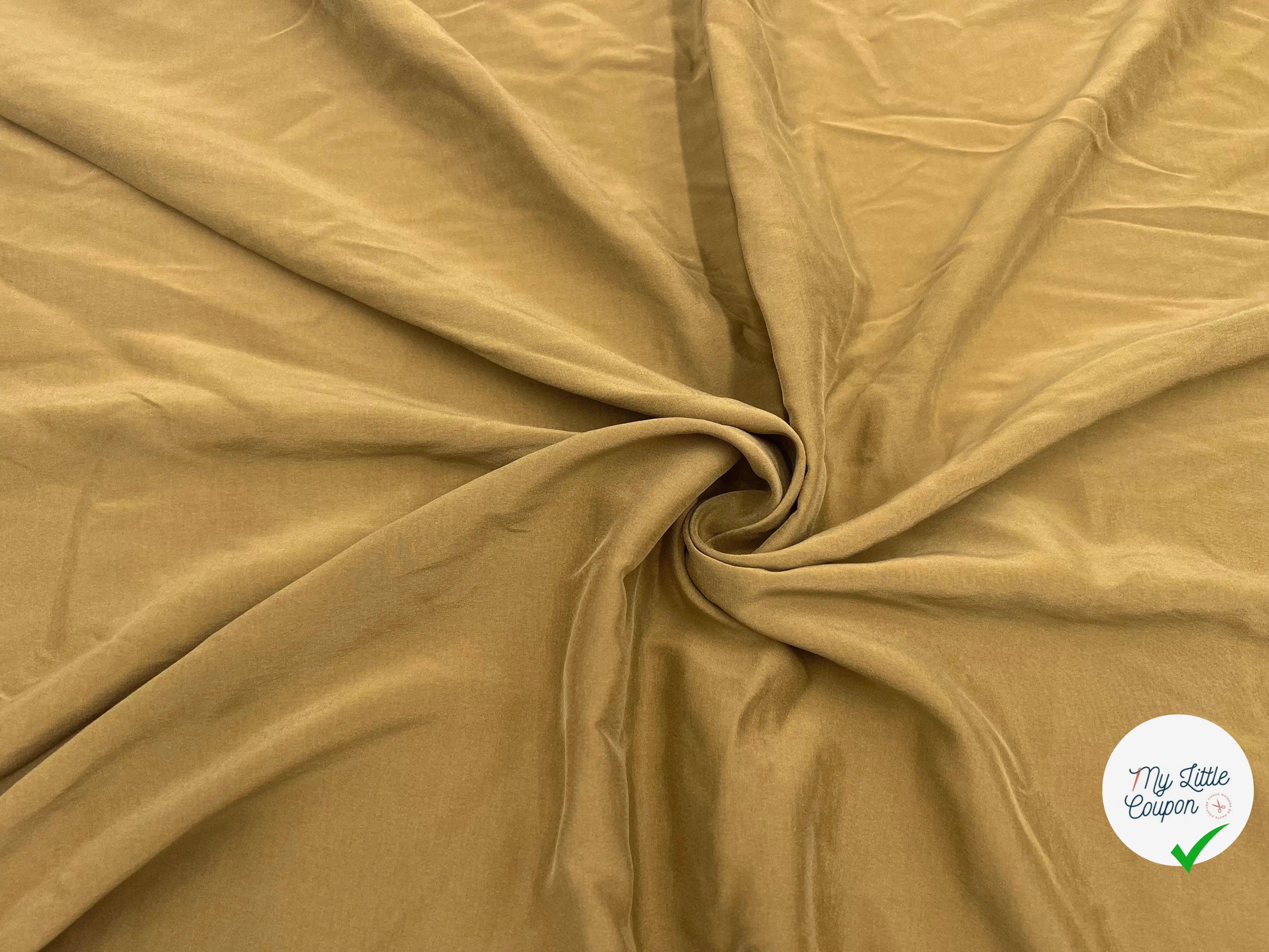 SOIE LAVĂE CARAMEL - My Little Coupon - tissu - coudre