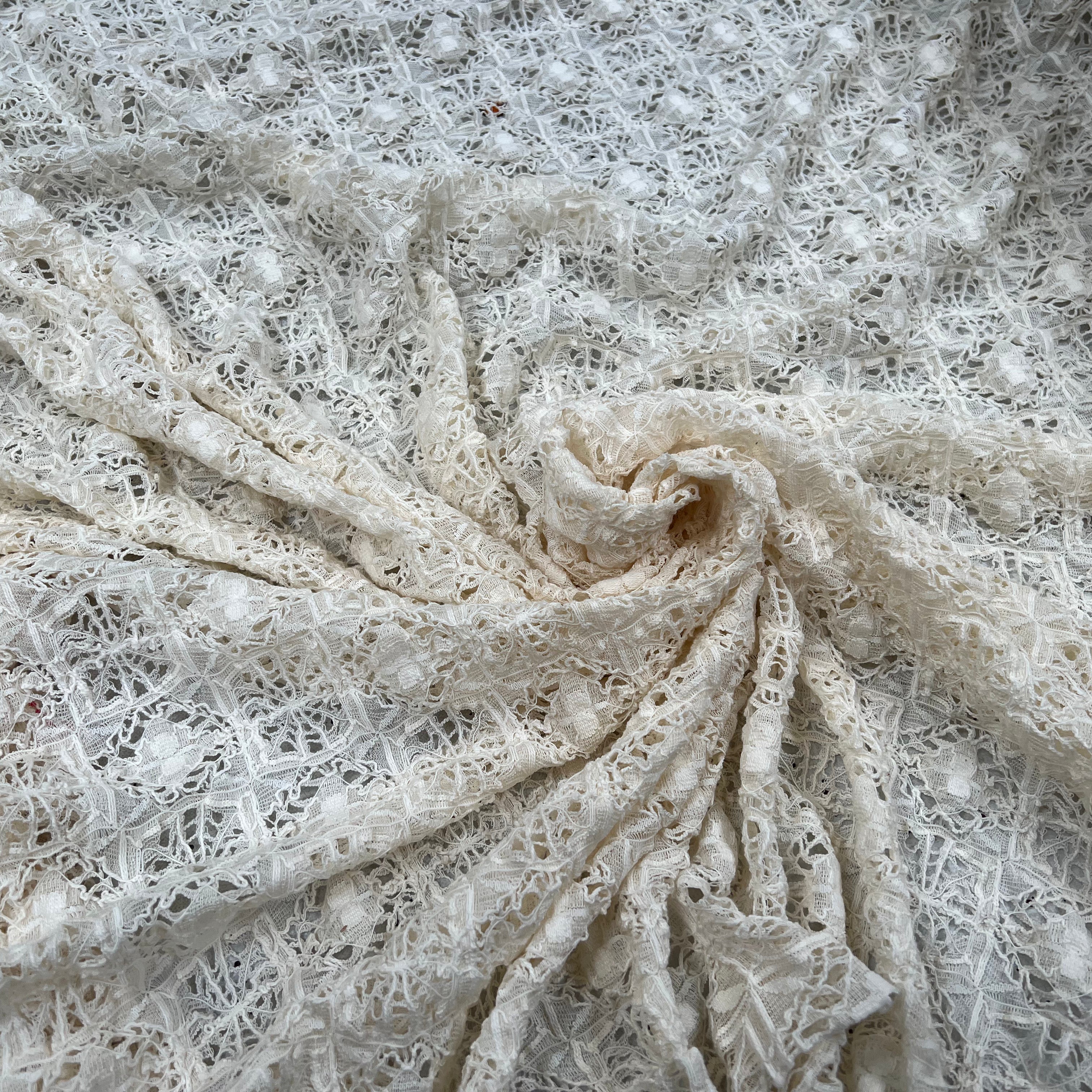 STRETCH DENTELLE FILET NATUREL MSO