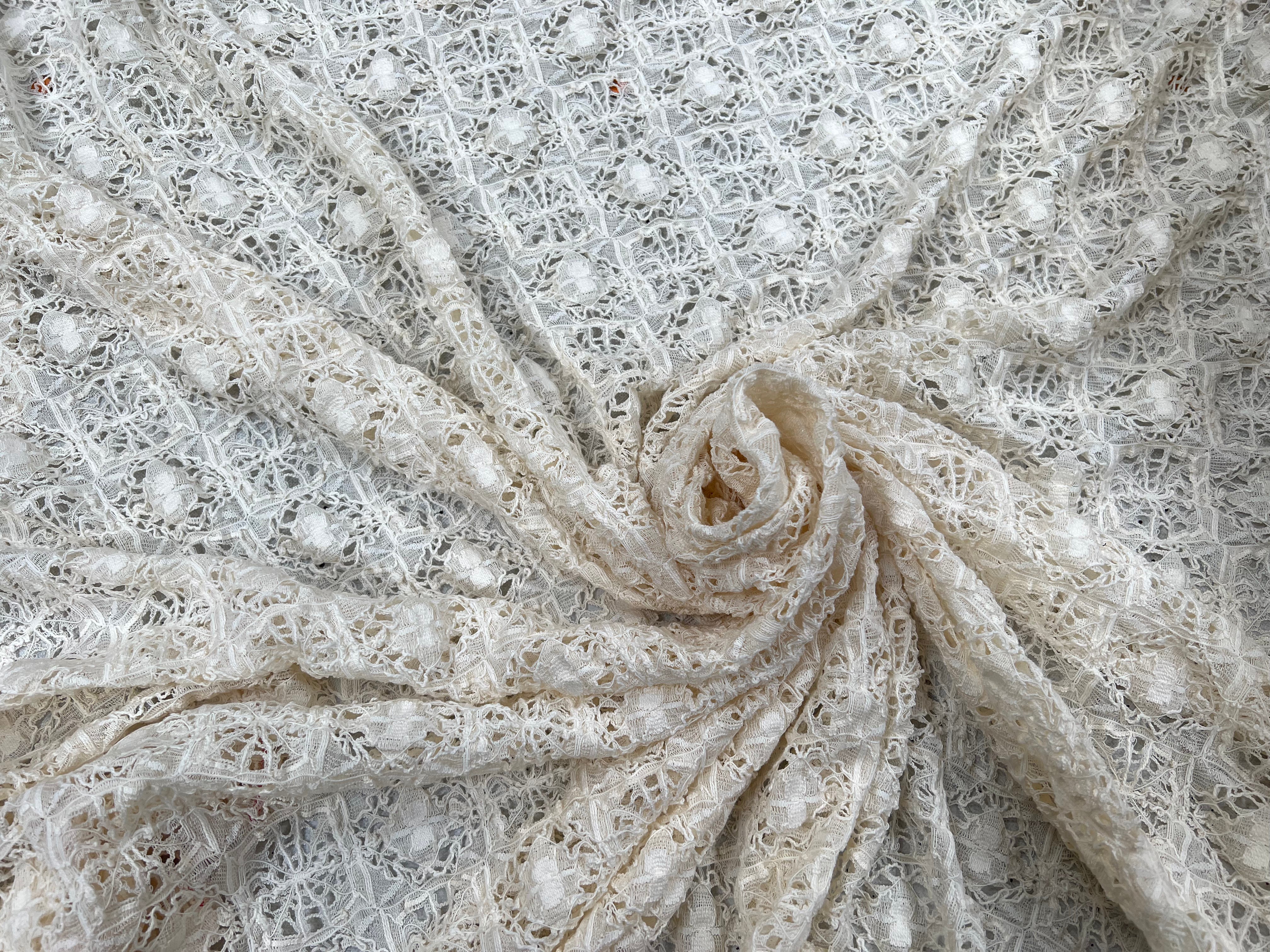 STRETCH DENTELLE FILET NATUREL MSO