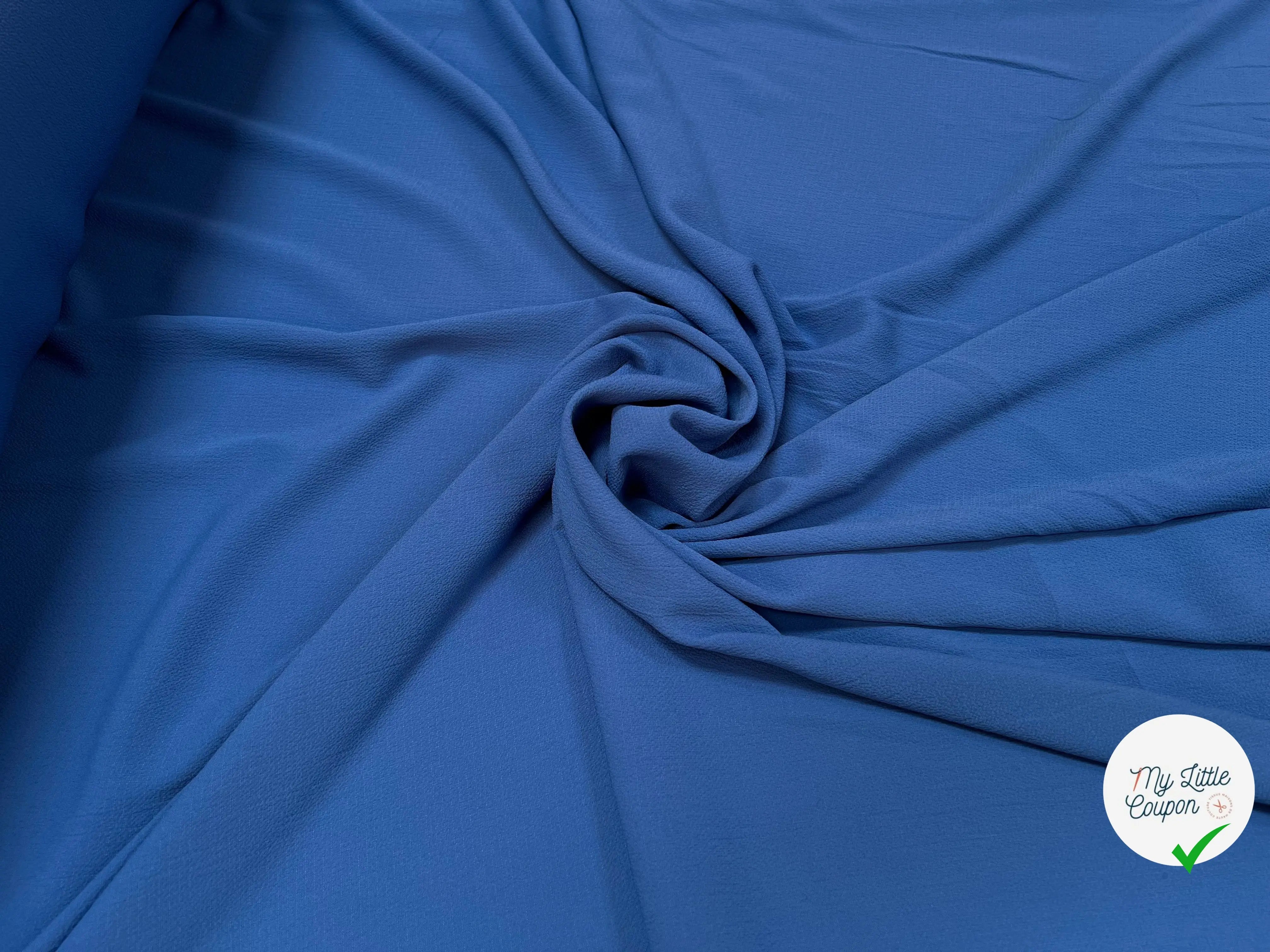 SUMMER CREPE STRETCH HAVELOCK BLEU - My Little Coupon