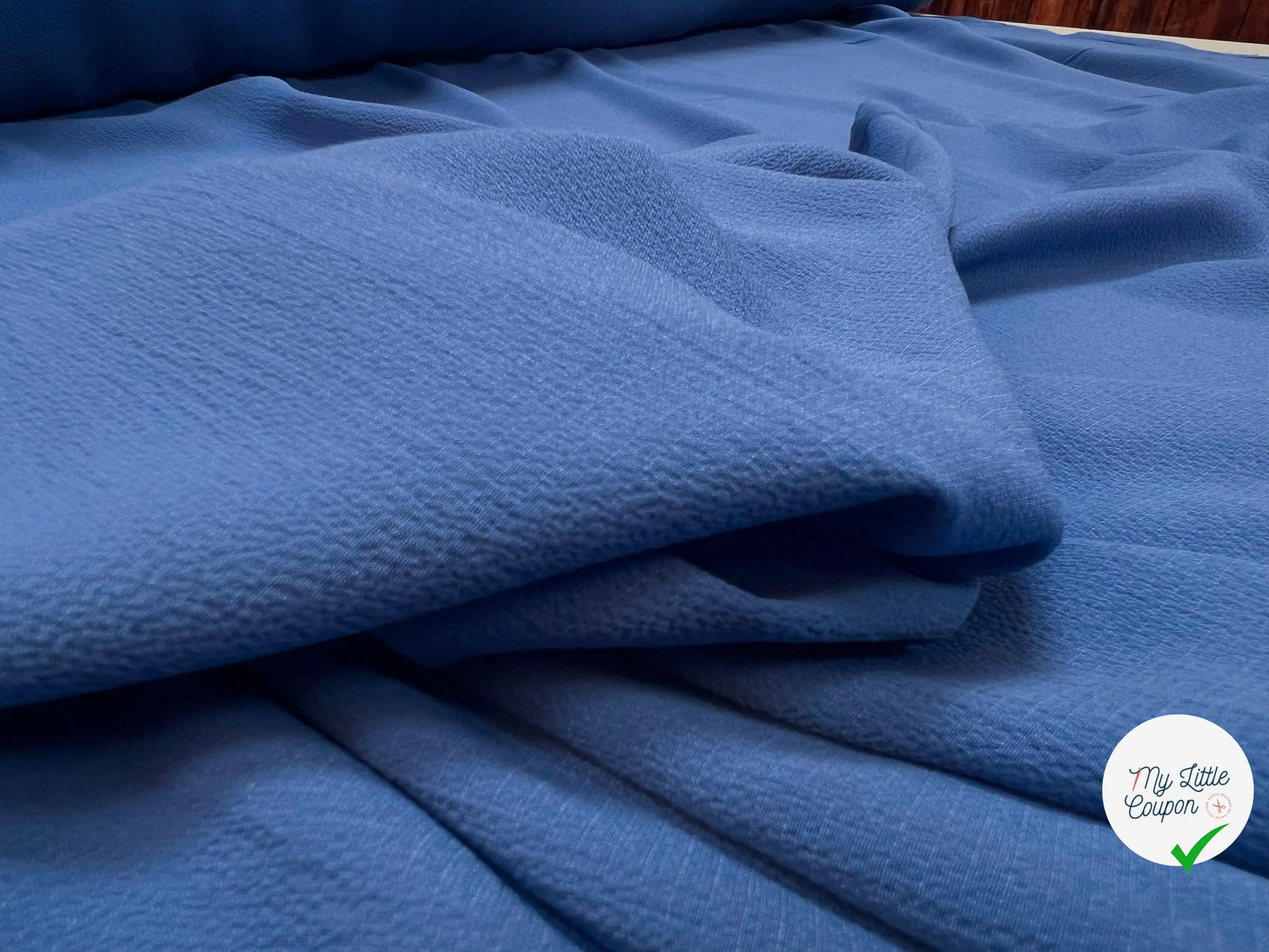 SUMMER CREPE STRETCH HAVELOCK BLEU - My Little Coupon