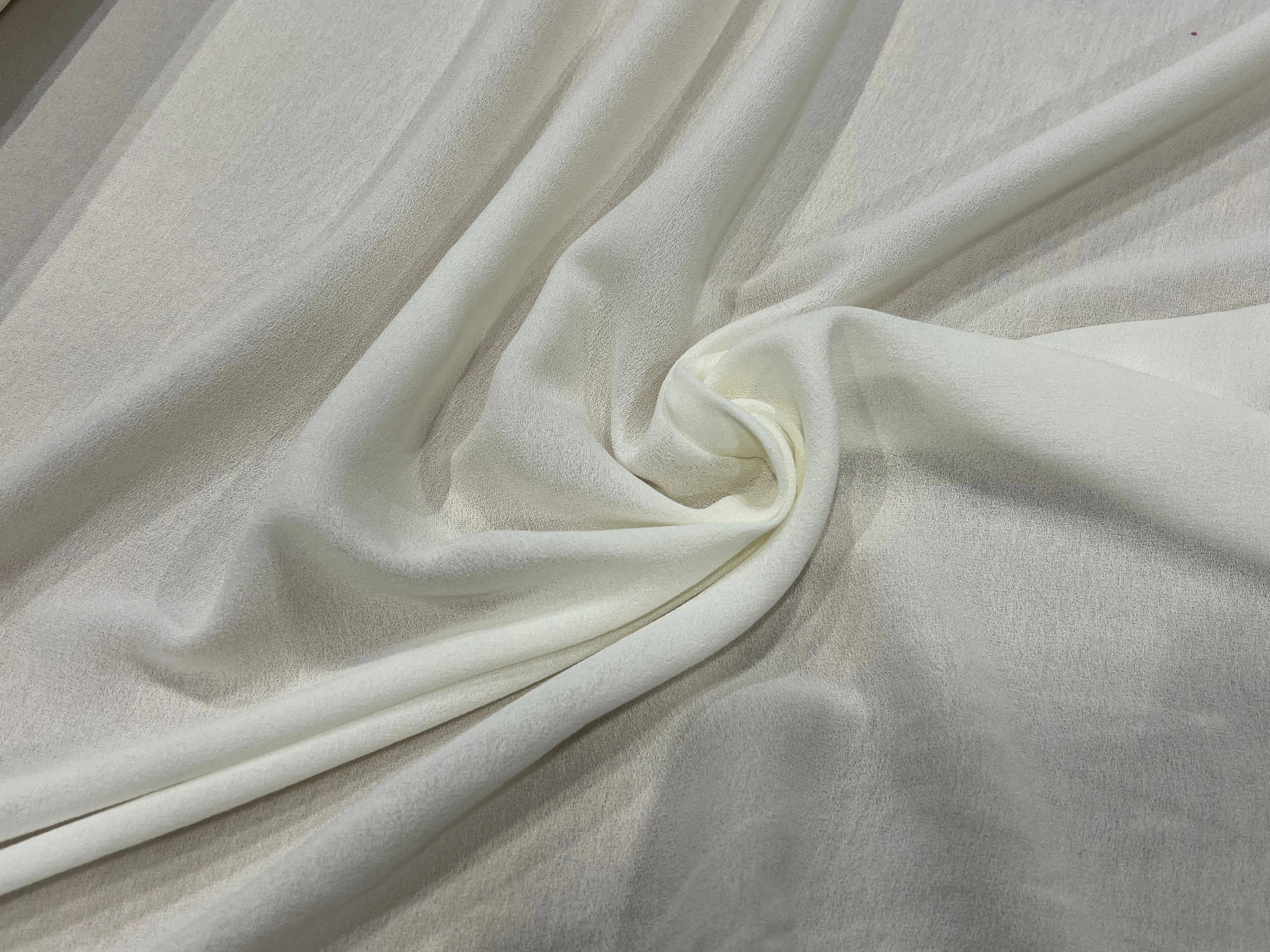 SUPERBE CREPE VISCOSE ÉCRU 100% VISCOSE - My Little Coupon