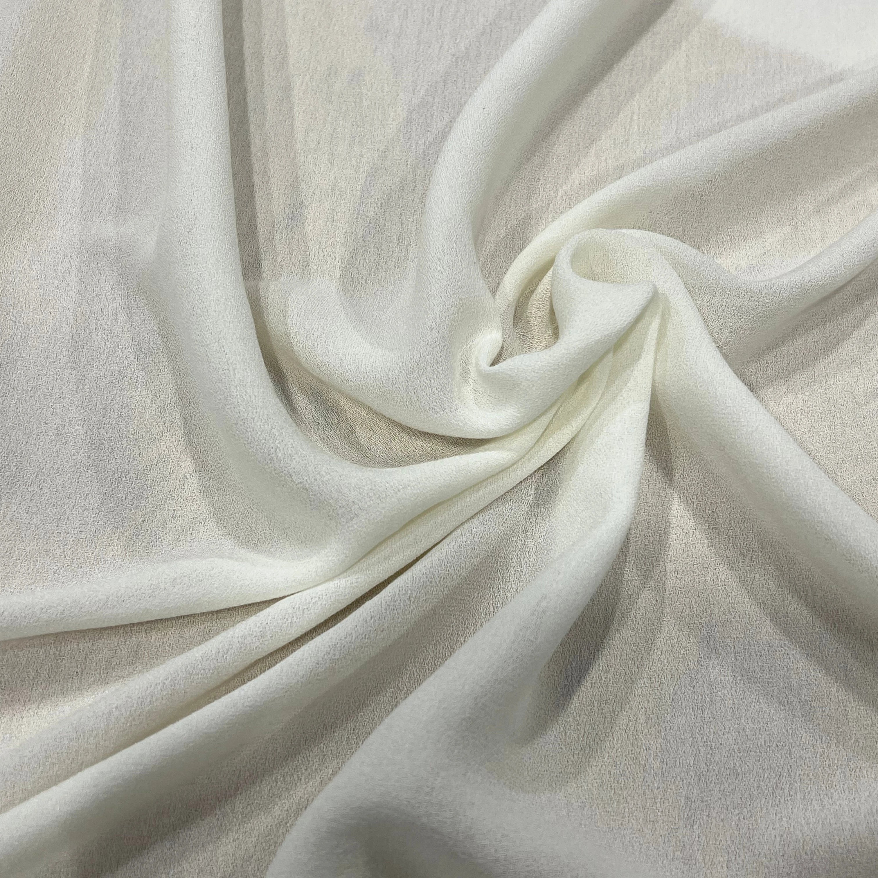 SUPERBE CREPE VISCOSE ÉCRU 100% VISCOSE - My Little Coupon