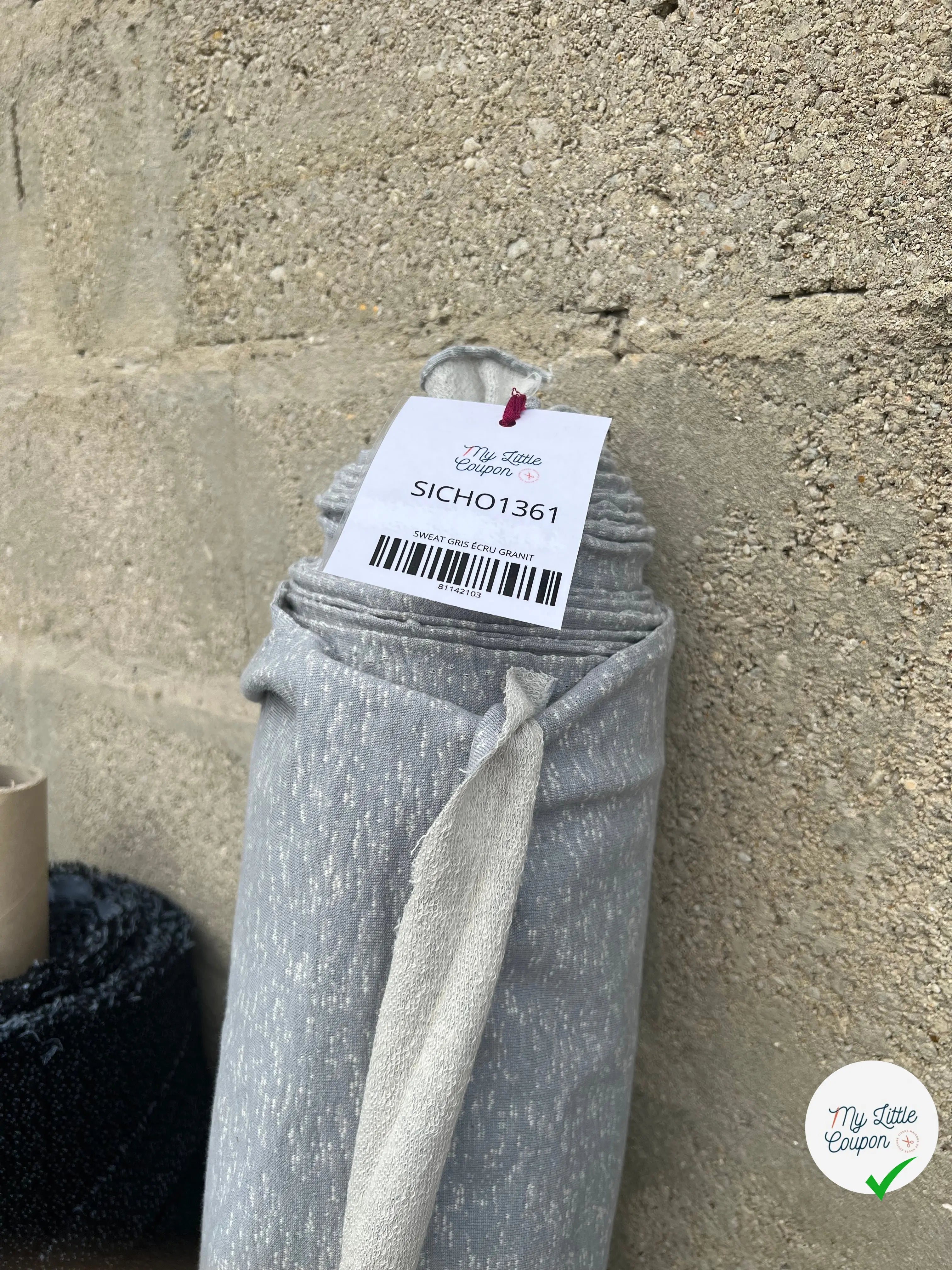 SWEAT GRIS ÉCRU GRANIT MSO