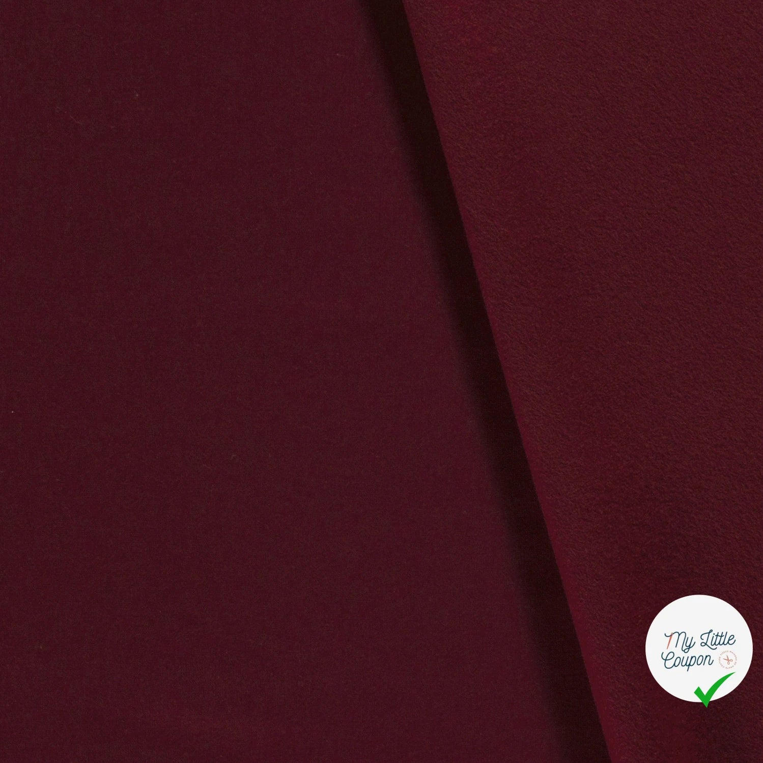 SWEAT JOGGING BROSSÉ BORDEAUX - My Little Coupon