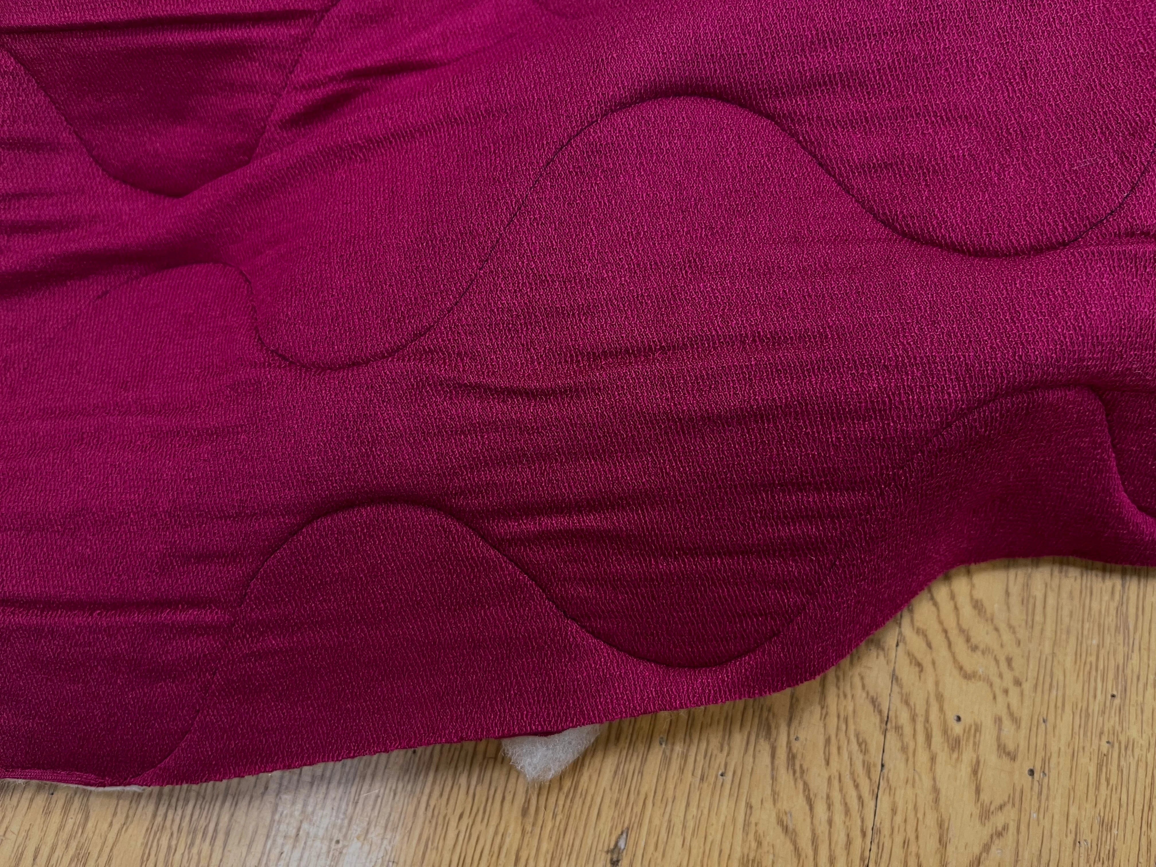 SWEAT MATELASSÉ FUSCHIA VISCOSE SIMPLE FACE - My Little Coupon