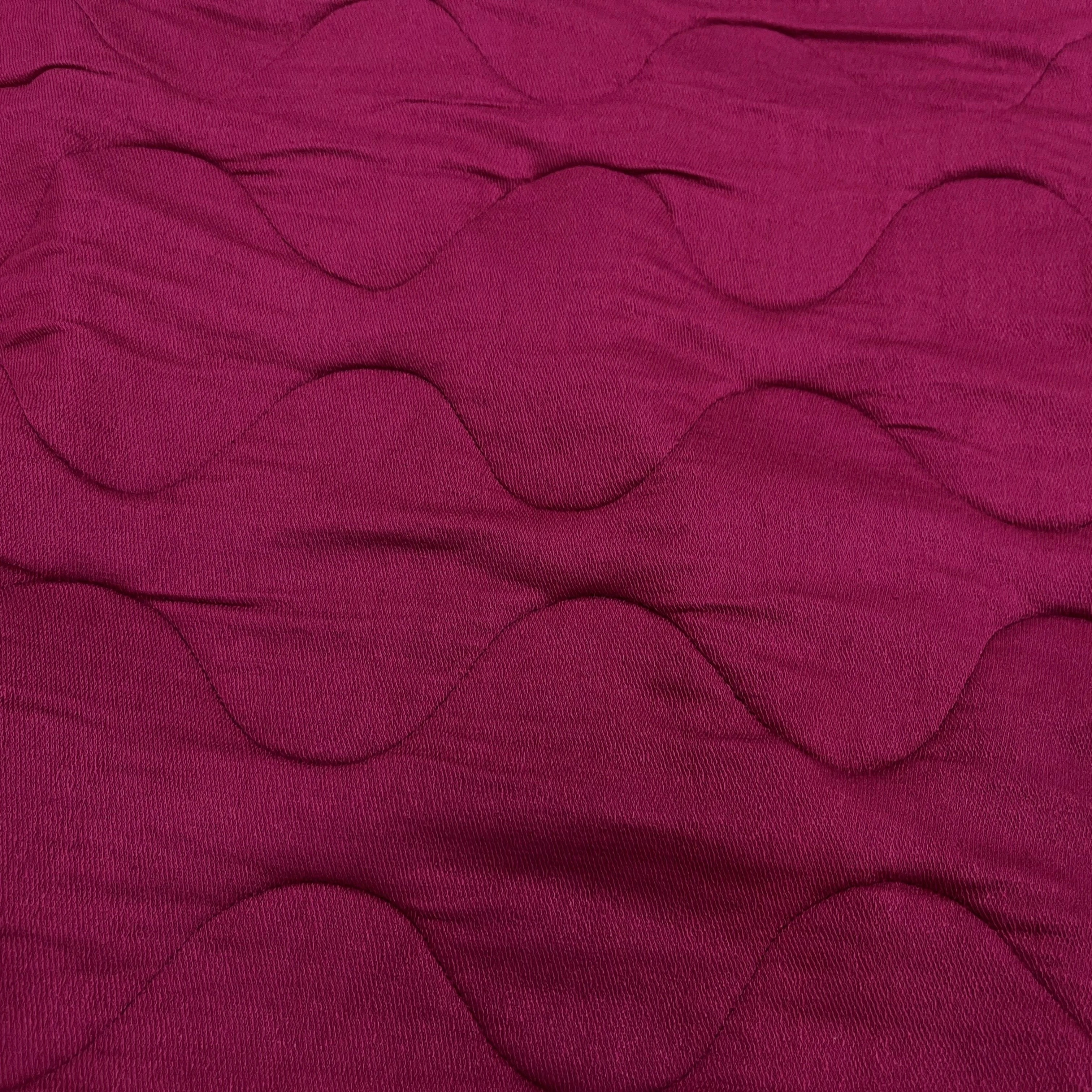 SWEAT MATELASSÉ FUSCHIA VISCOSE SIMPLE FACE - My Little Coupon