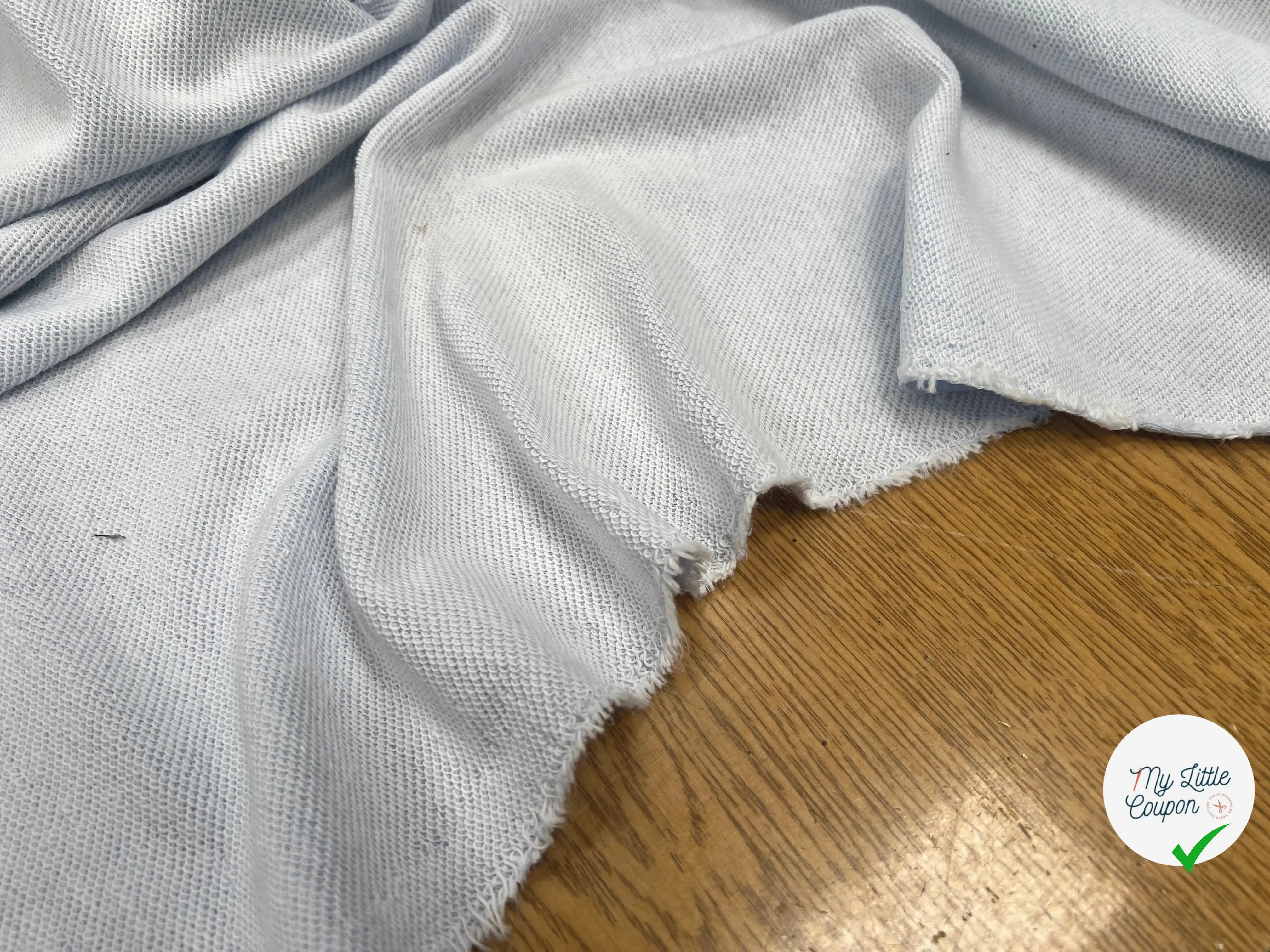 SWEAT TECHNIQUE 64% COTON MADE IN FRANCE CIEL/BLANC - My Little Coupon