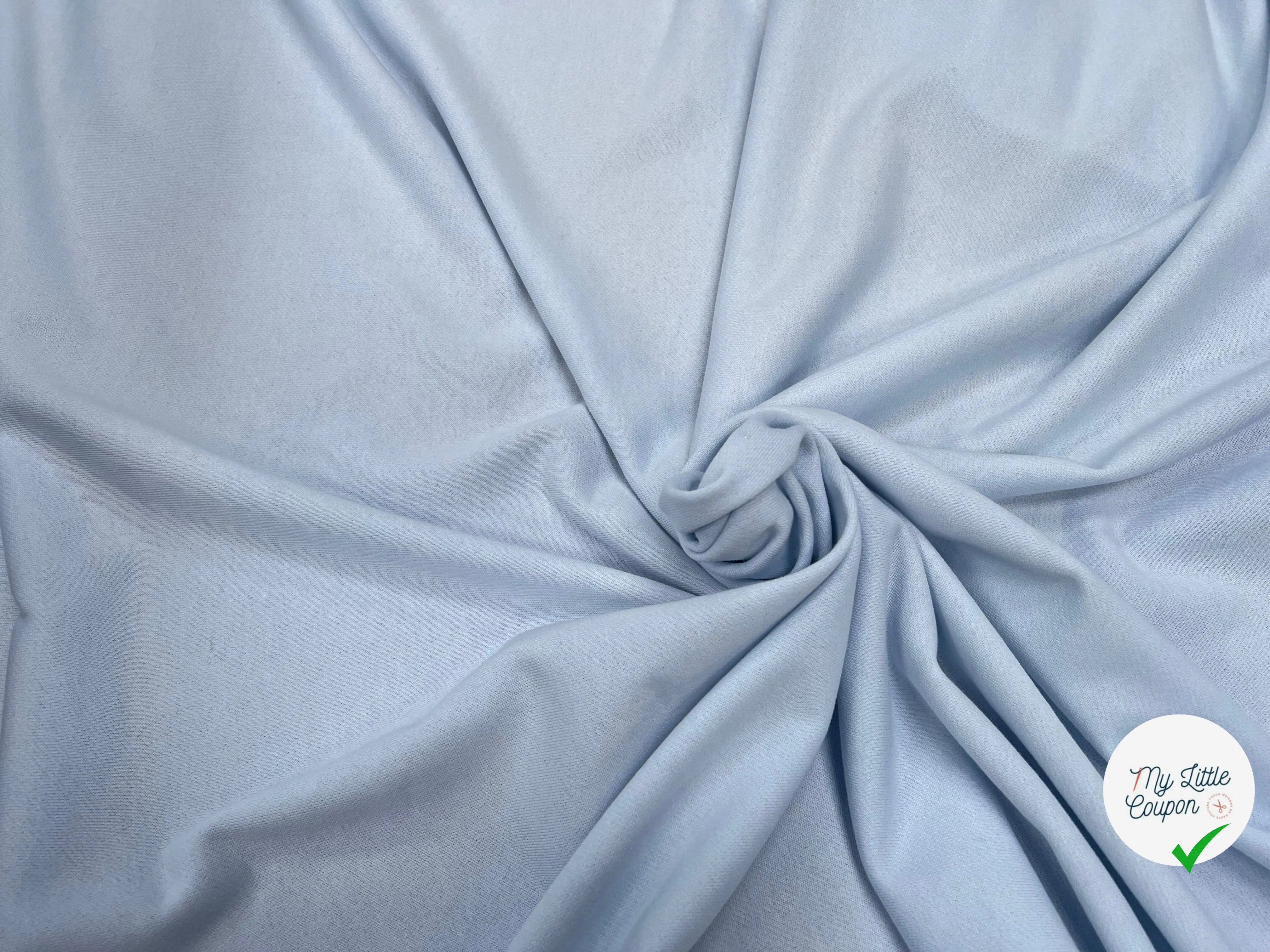 SWEAT TECHNIQUE 64% COTON MADE IN FRANCE CIEL/BLANC - My Little Coupon