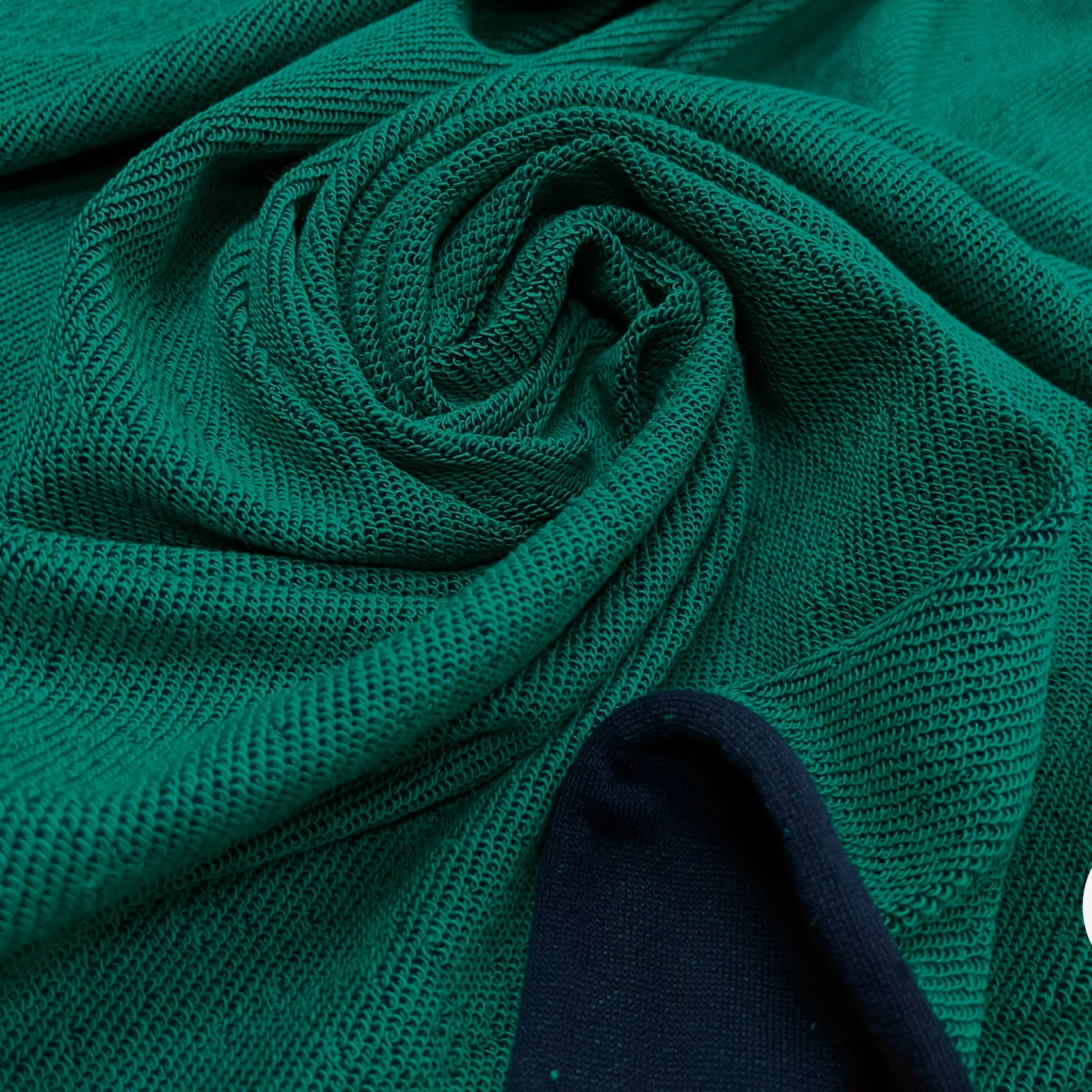 SWEAT TECHNIQUE 64% COTON MADE IN FRANCE GREEN/NAVY - My Little Coupon