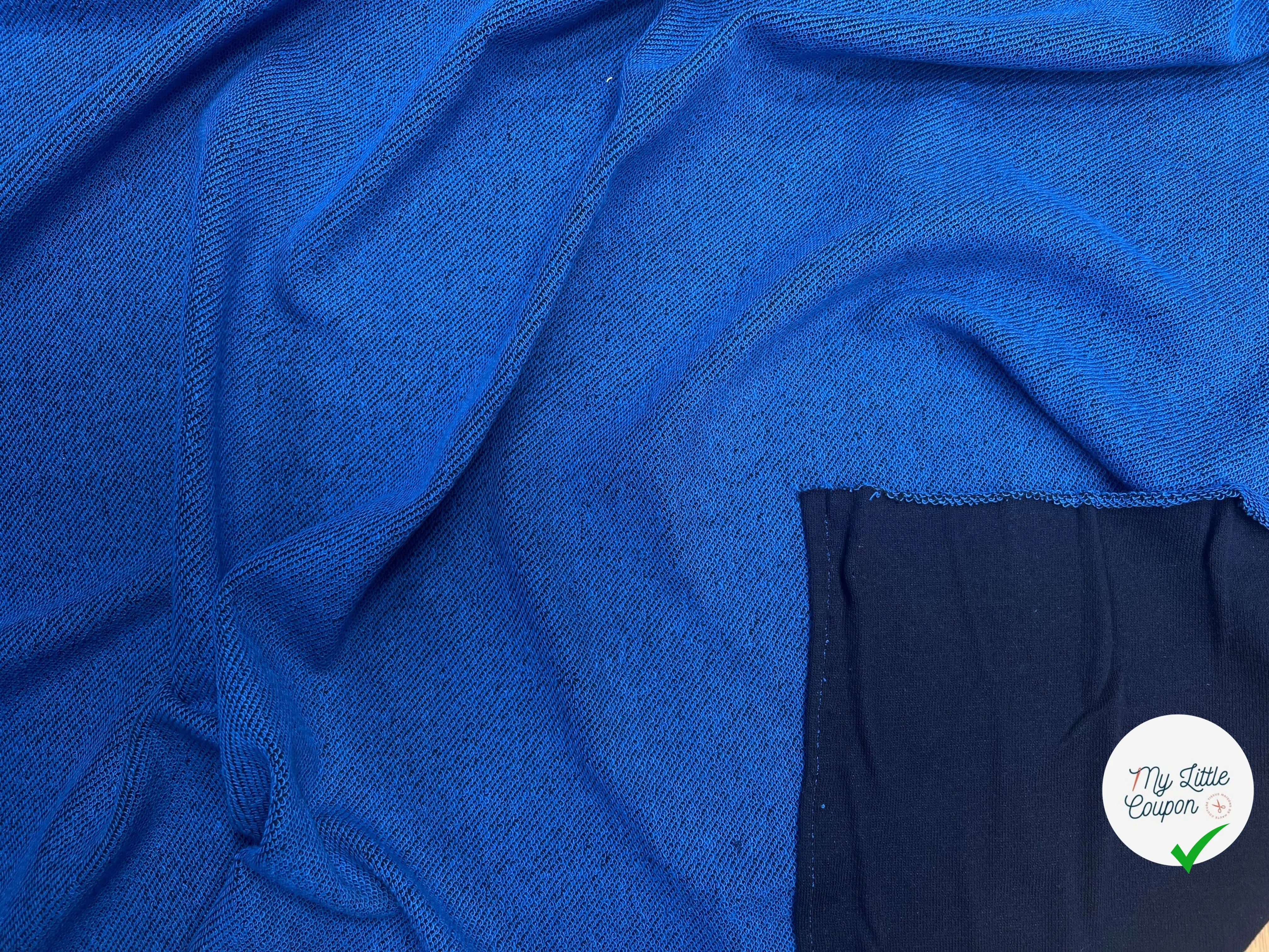 SWEAT TECHNIQUE 64% COTON MADE IN FRANCE MARINE/TURKISH SEA - My Little Coupon