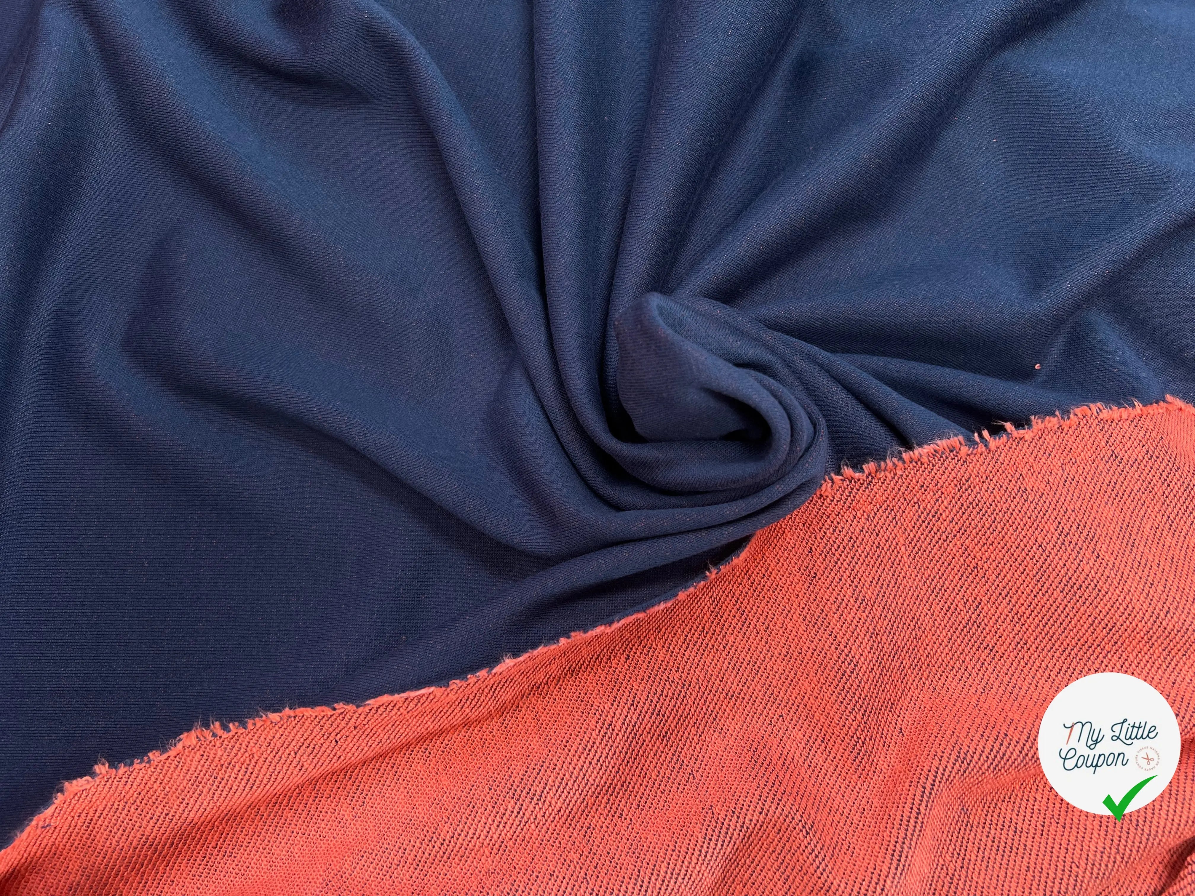 SWEAT TECHNIQUE 64% COTON MADE IN FRANCE NAVY/ORANGE - My Little Coupon