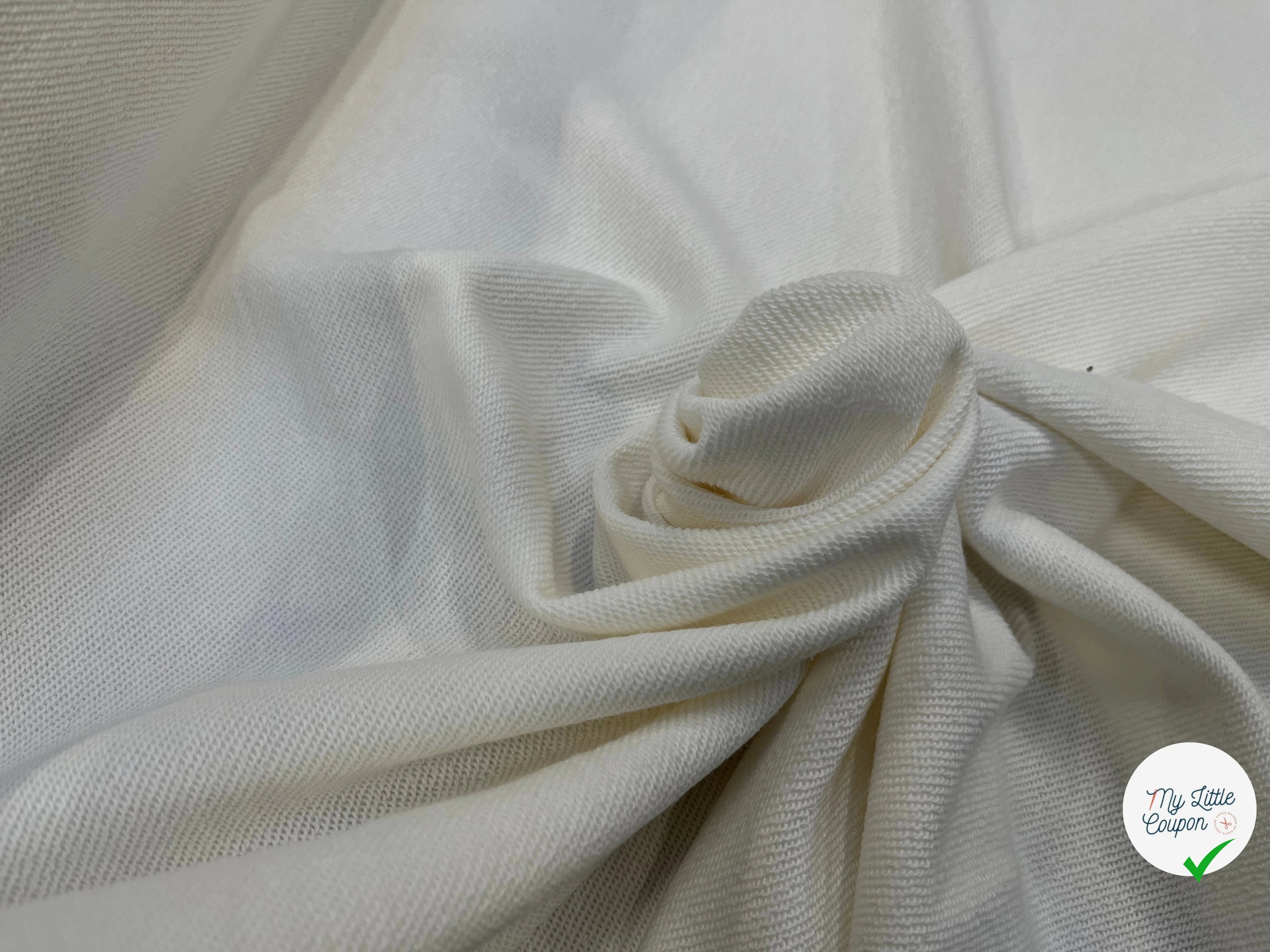 SWEAT TECHNIQUE GRANDE LAIZE 214CM BLANC COTON - My Little Coupon