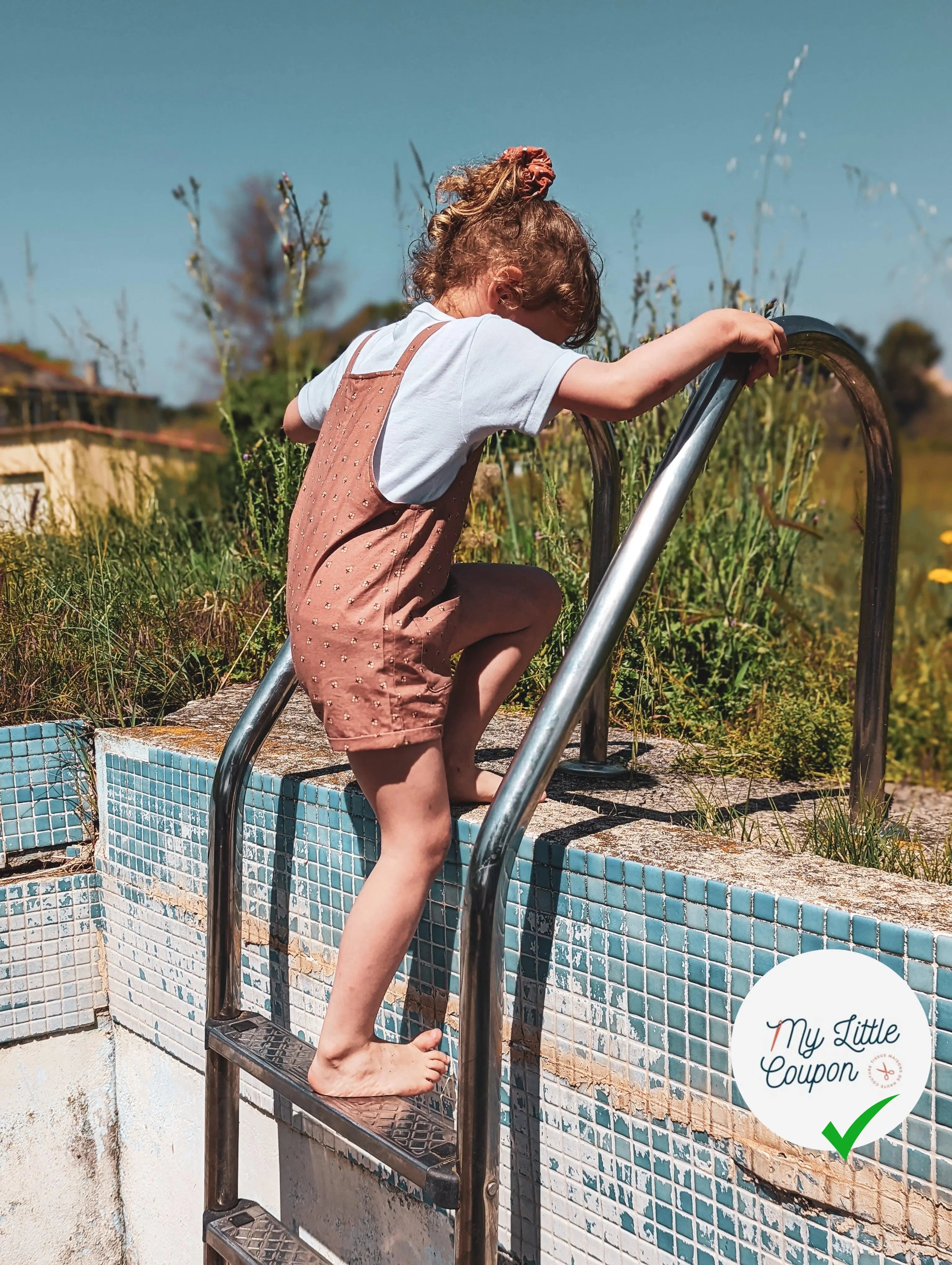Salopette Fauvette | Du 3 au 12 ans | Marmaï Patterns - My Little Coupon - tissu - coudre