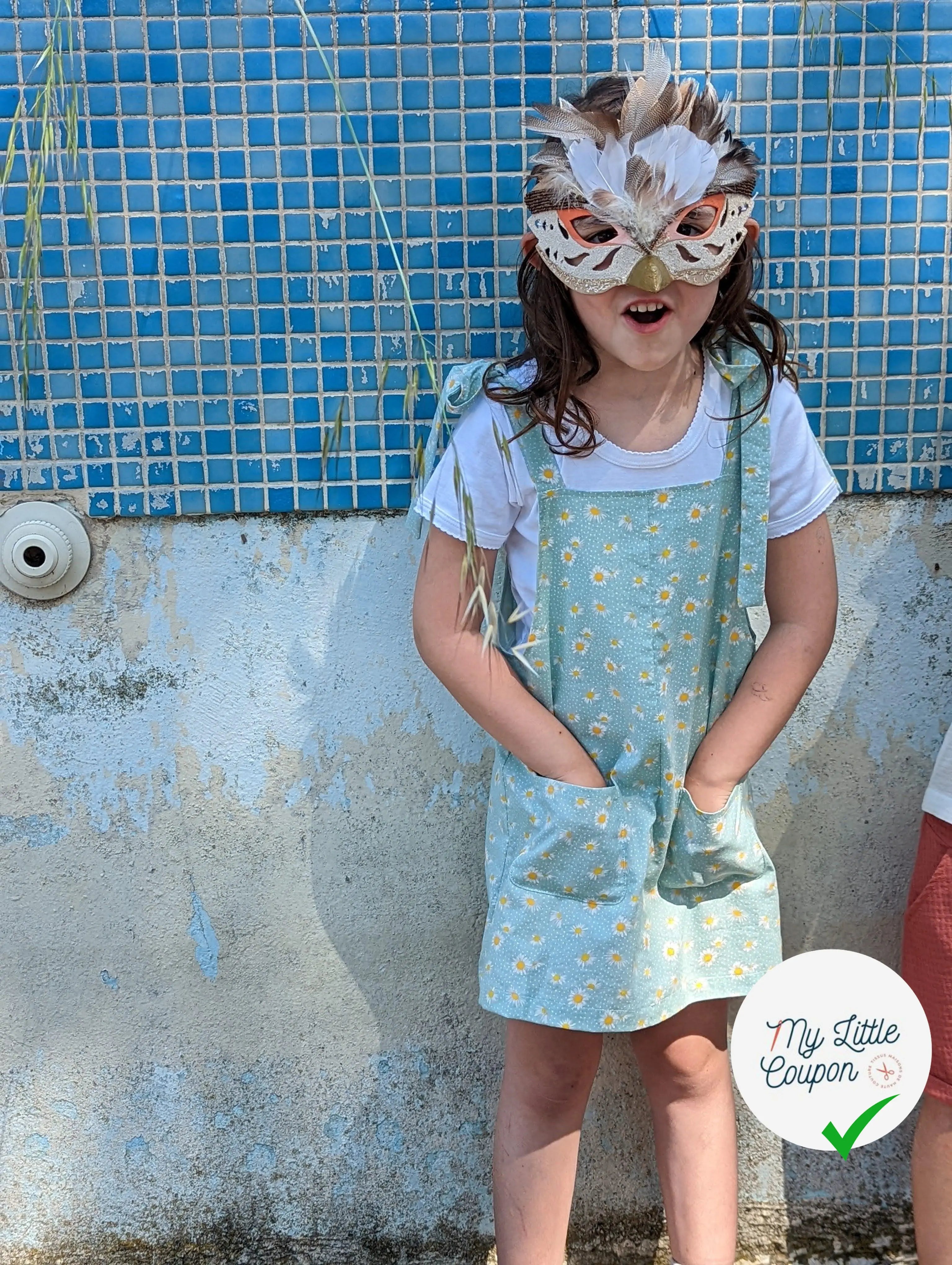 Salopette Fauvette | Du 3 au 12 ans | Marmaï Patterns - My Little Coupon - tissu - coudre