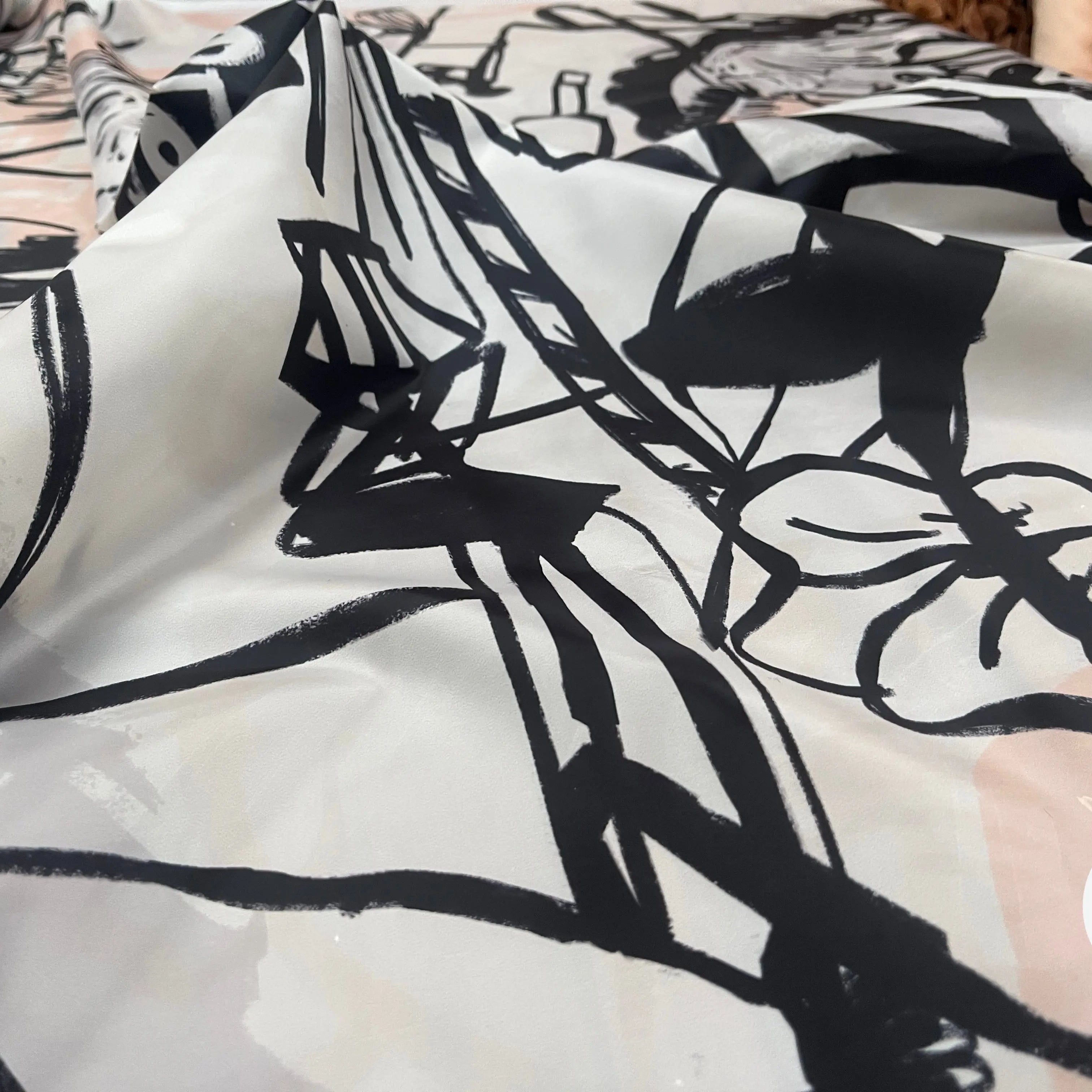 TAFETAS PARKA MOTIF GRIBOUILLI GRAPHIQUE - My Little Coupon