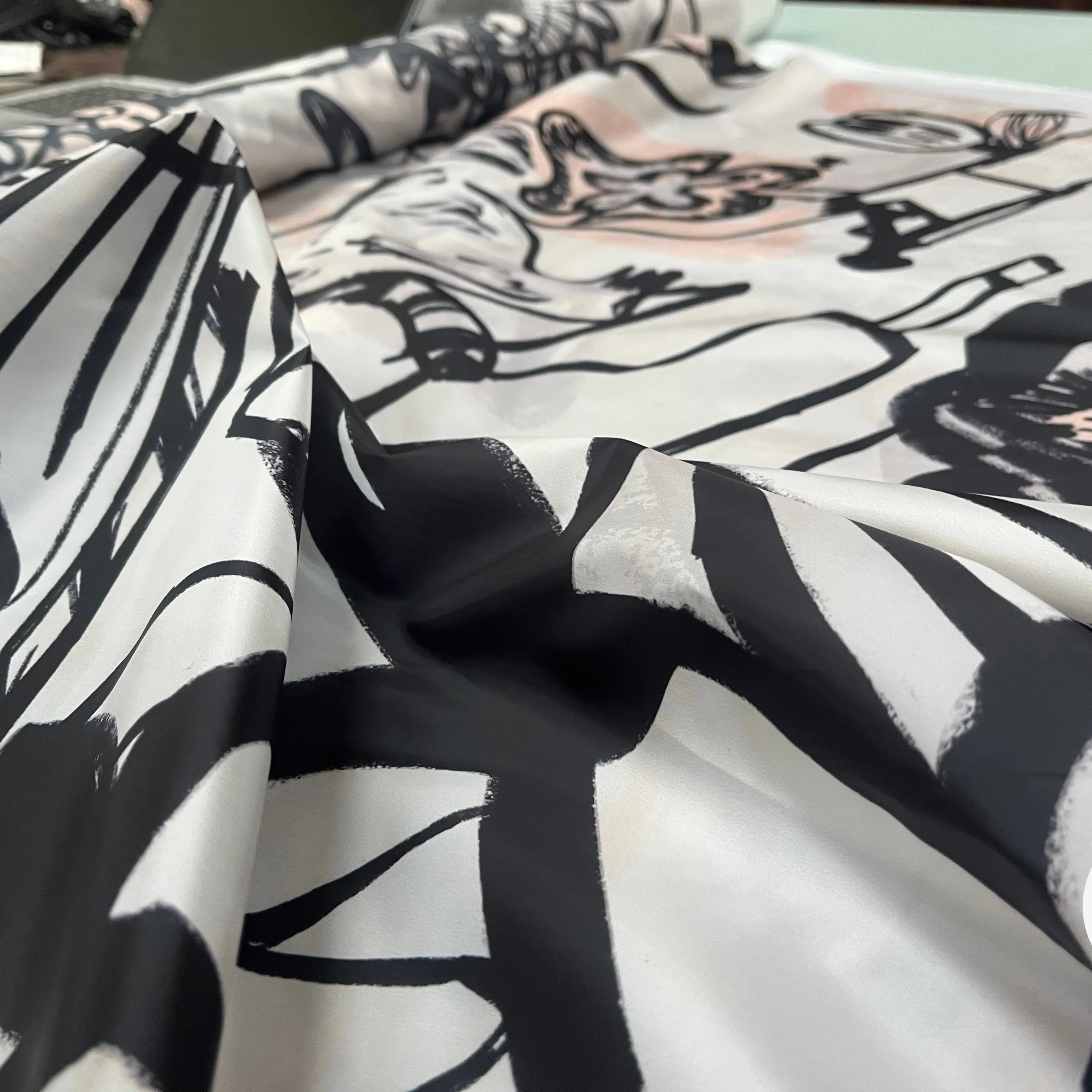 TAFETAS PARKA MOTIF GRIBOUILLI GRAPHIQUE - My Little Coupon