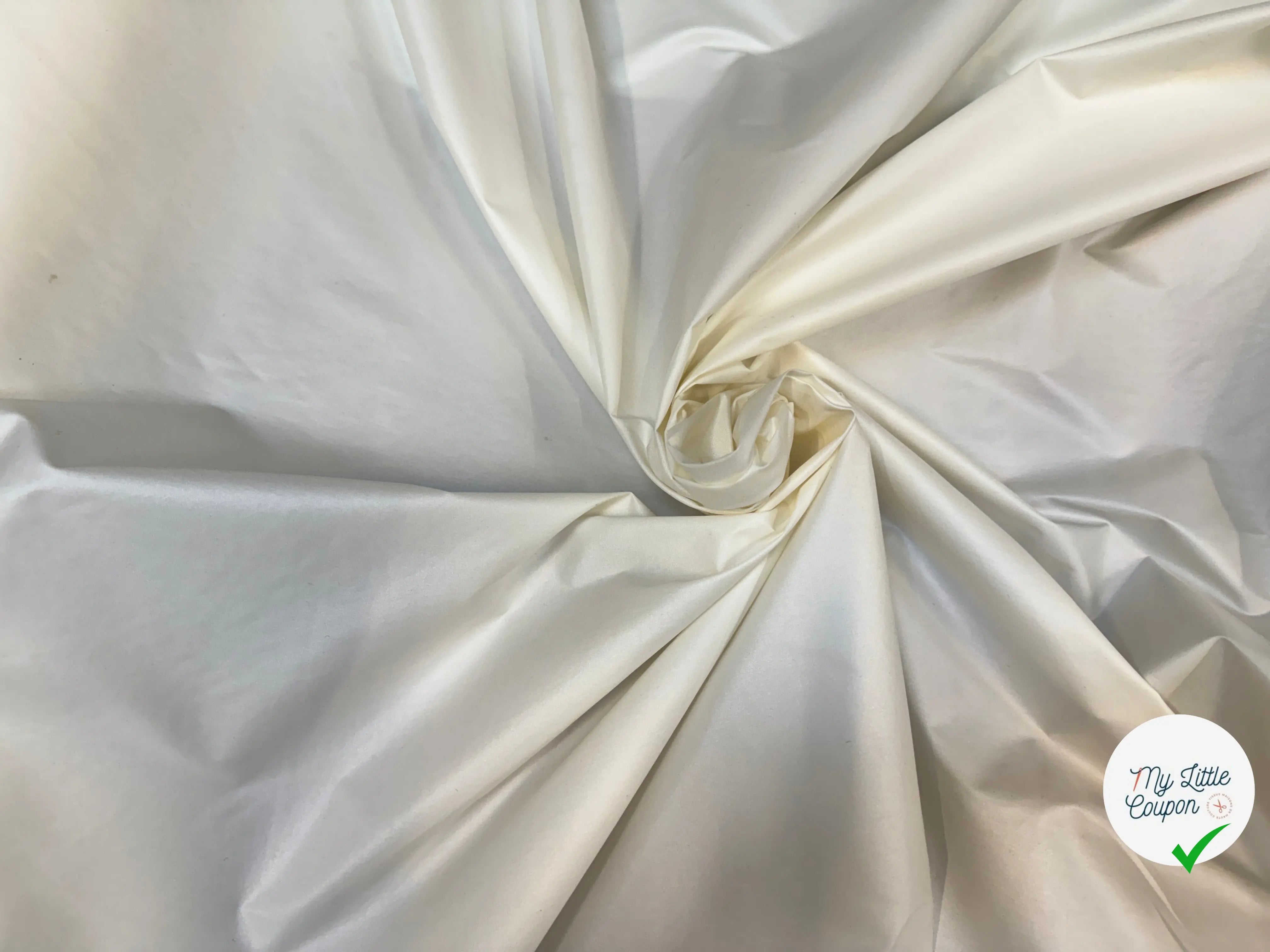 TAFFETAS ANORAK BLANC NACRÉ - My Little Coupon