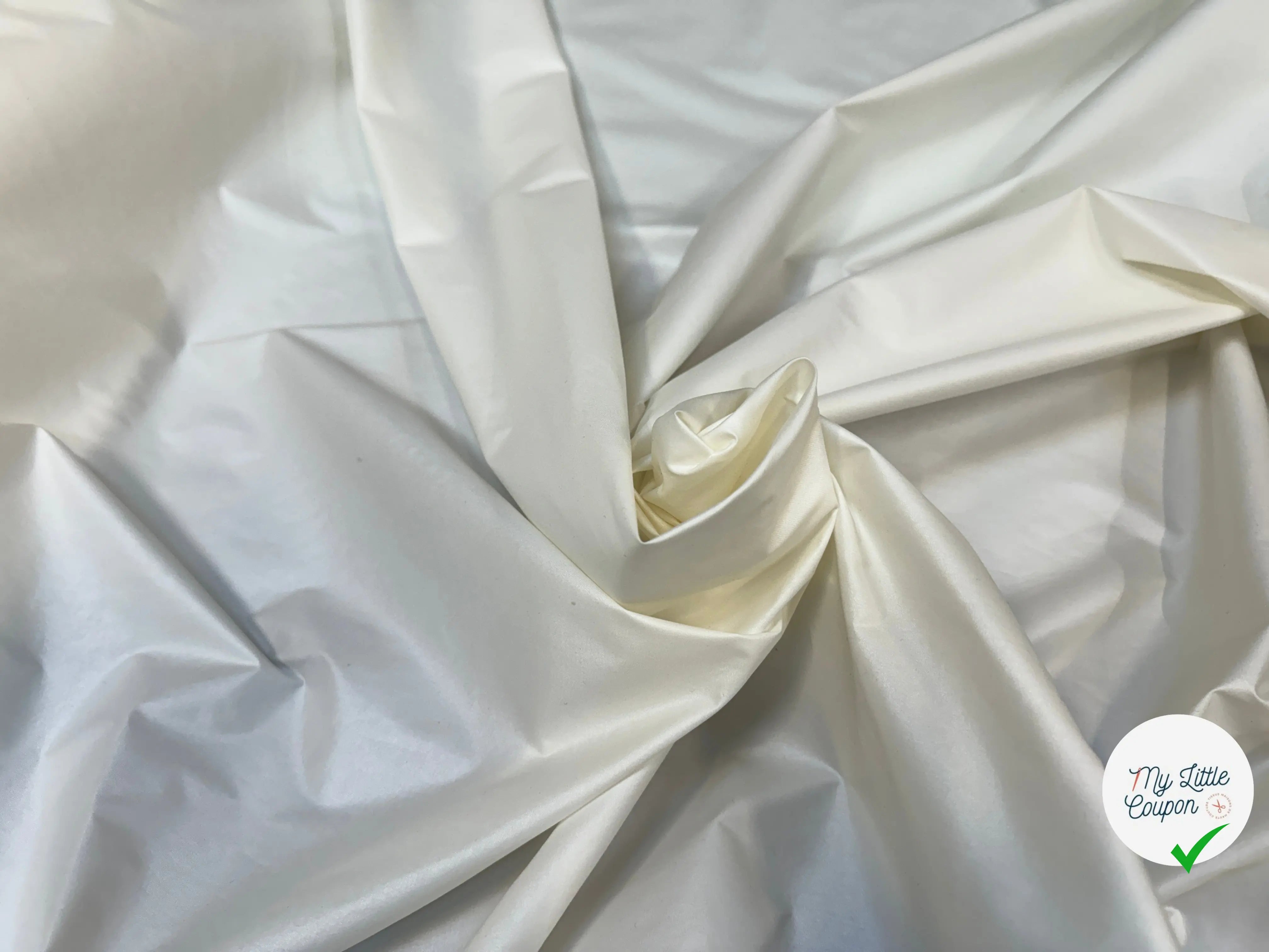 TAFFETAS ANORAK BLANC NACRÉ - My Little Coupon