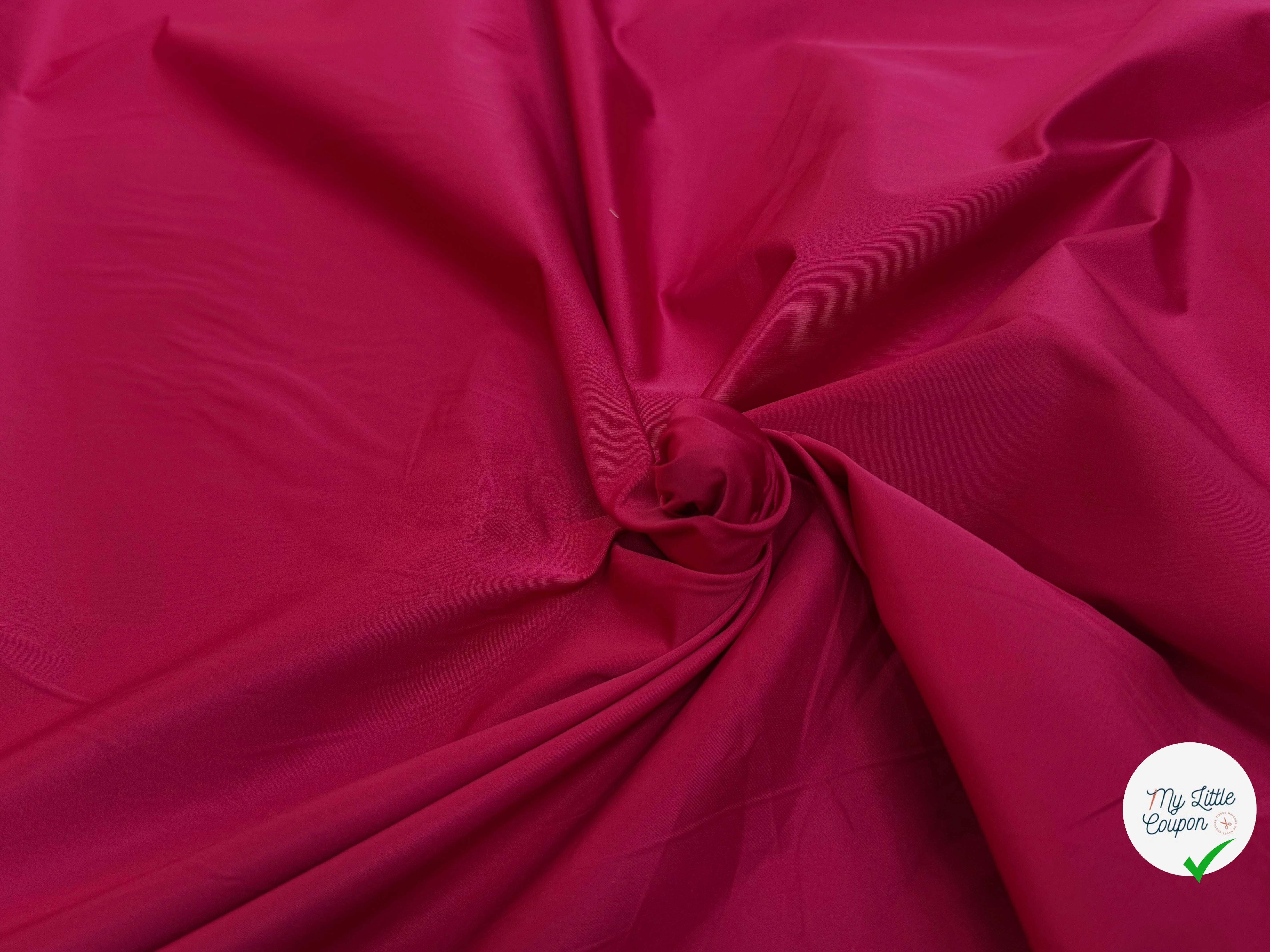 TAFFETAS LOURD CHIC ROSE ROUGE - My Little Coupon
