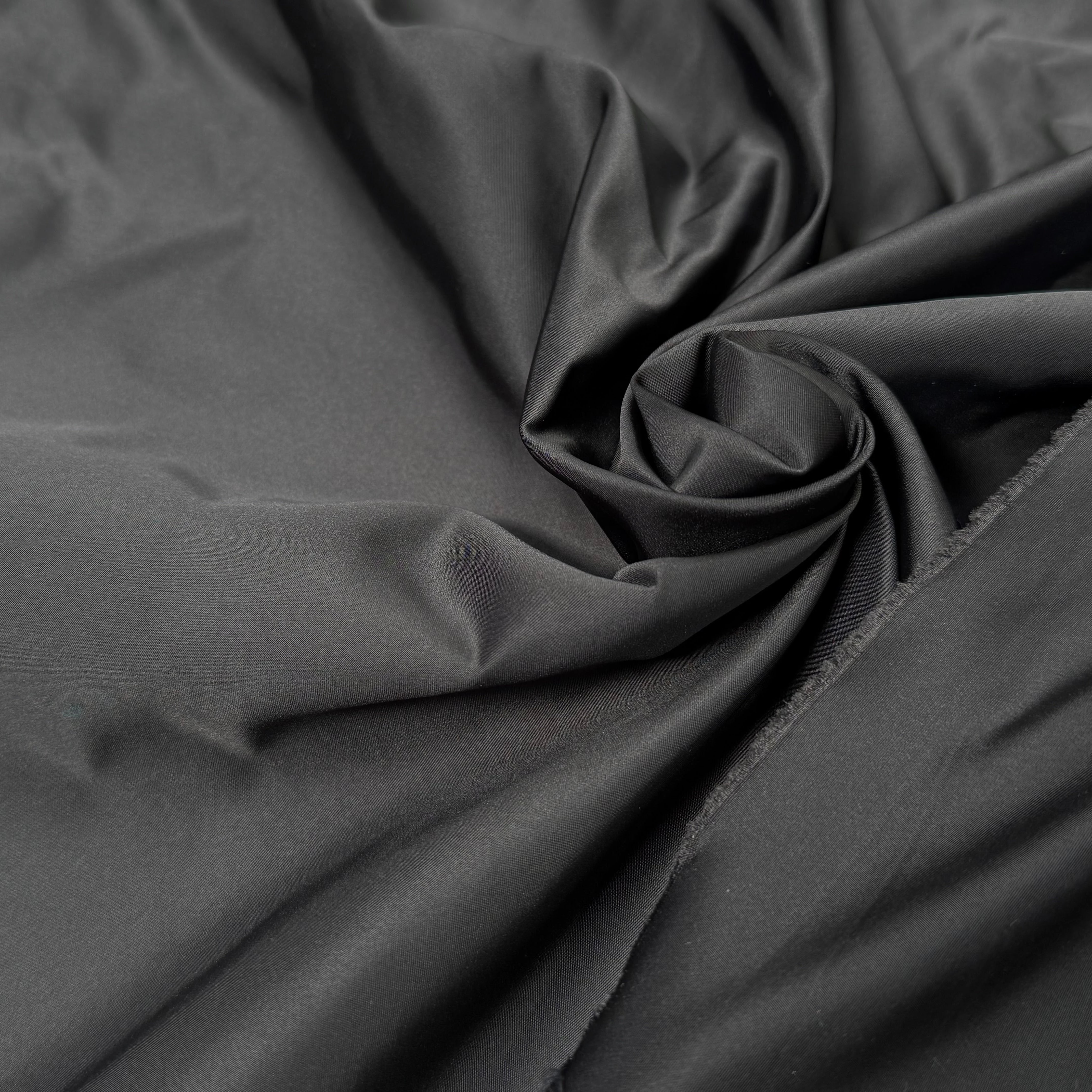 TAFFETAS LOURD SUPERBE TOUCHER GRIS FONCÉ - My Little Coupon