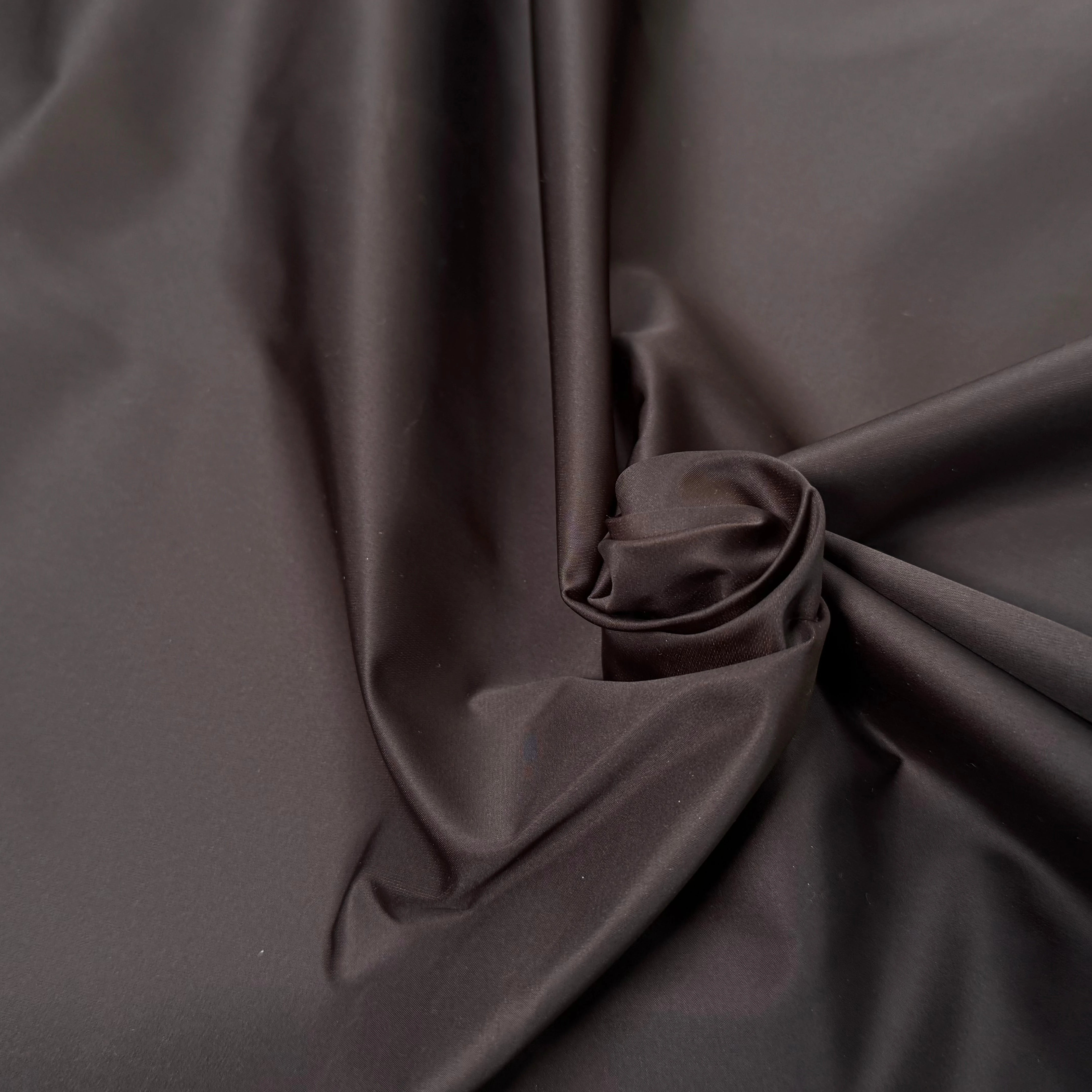 TAFFETAS LOURD SUPERBE TOUCHER MARRON FONCÉ - My Little Coupon