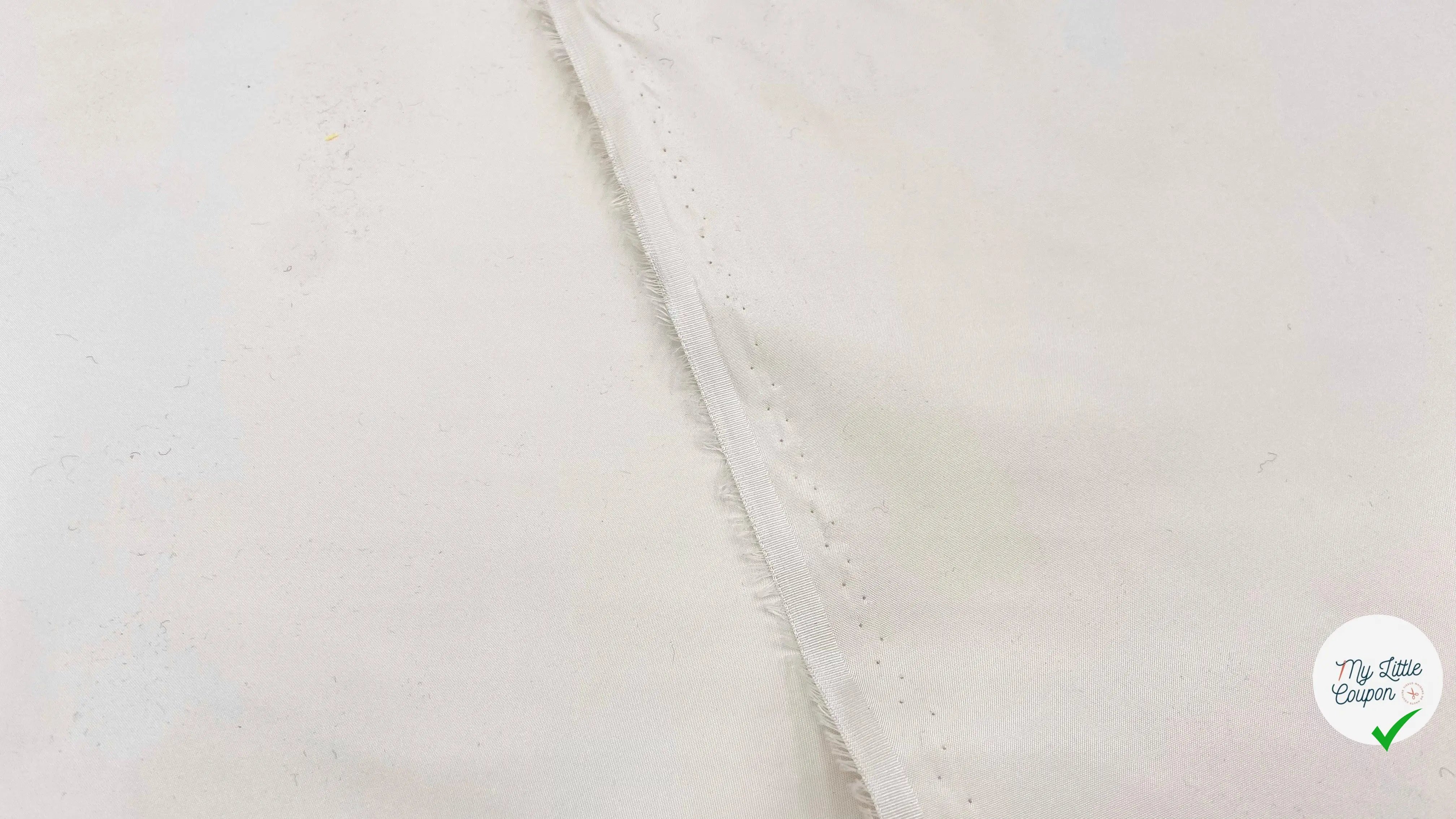 TAFFETAS OFF WHITE - My Little Coupon - tissu - coudre