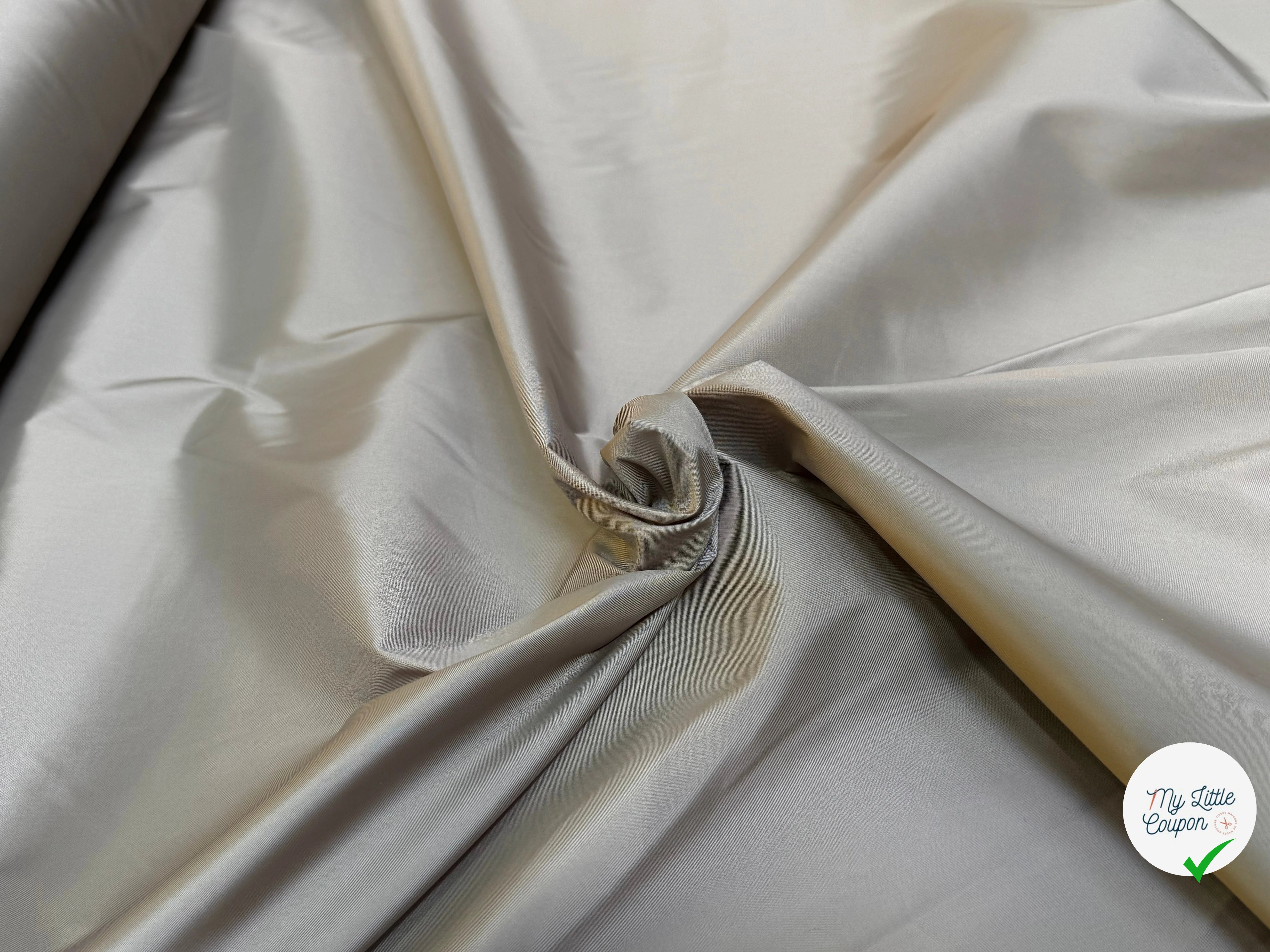 TAFFETAS PARKA 30% POLYAMIDE BEIGE FONCÉ - My Little Coupon