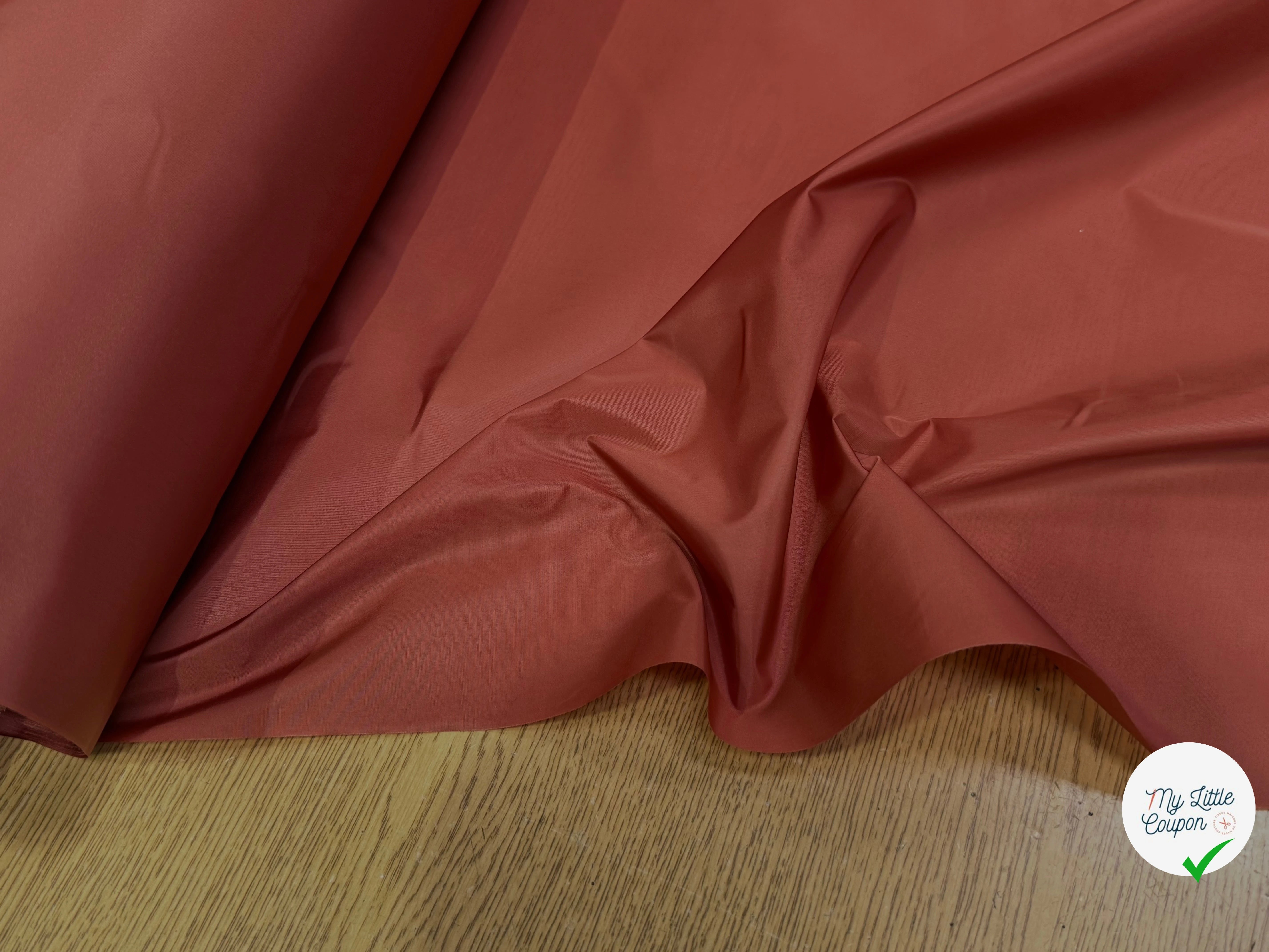 TAFFETAS PARKA LISSE ROUILLE - My Little Coupon