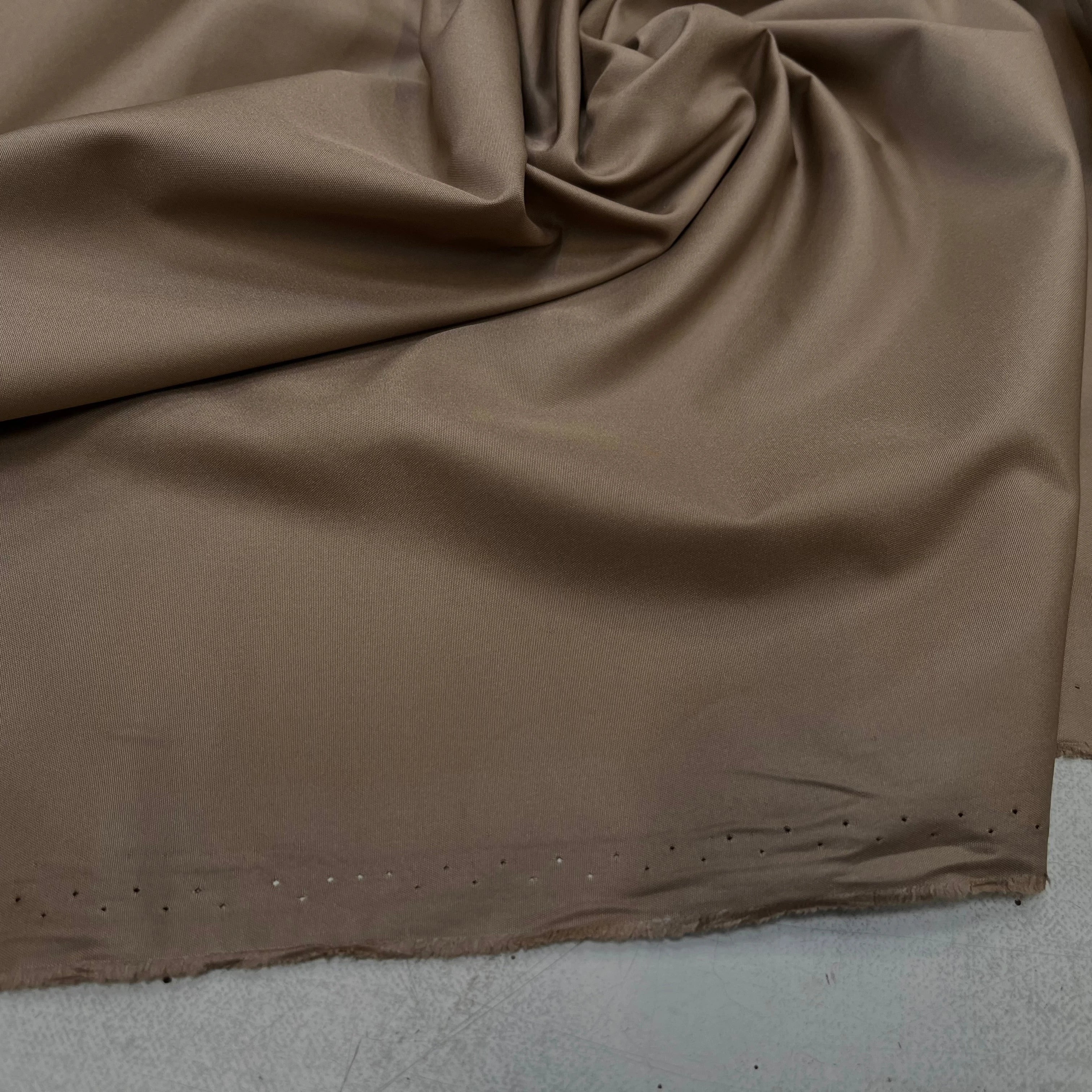 TAFFETAS UNI SABLE FONCÉ - My Little Coupon