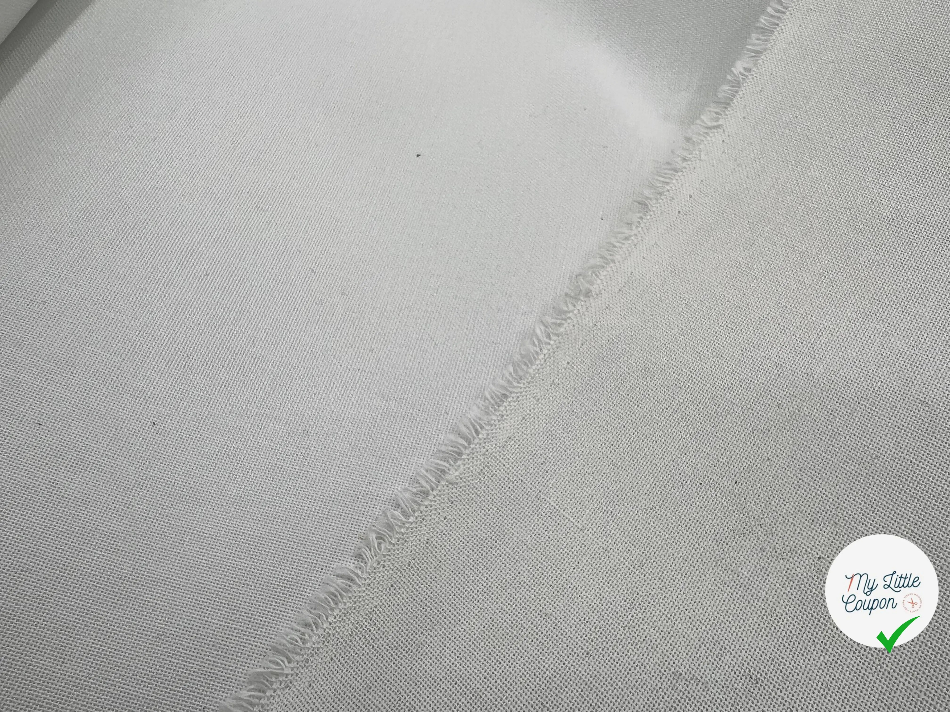 TARLATANE BLANCHE - coupon de tissu de 3 mètres - My Little Coupon - tissu - coudre