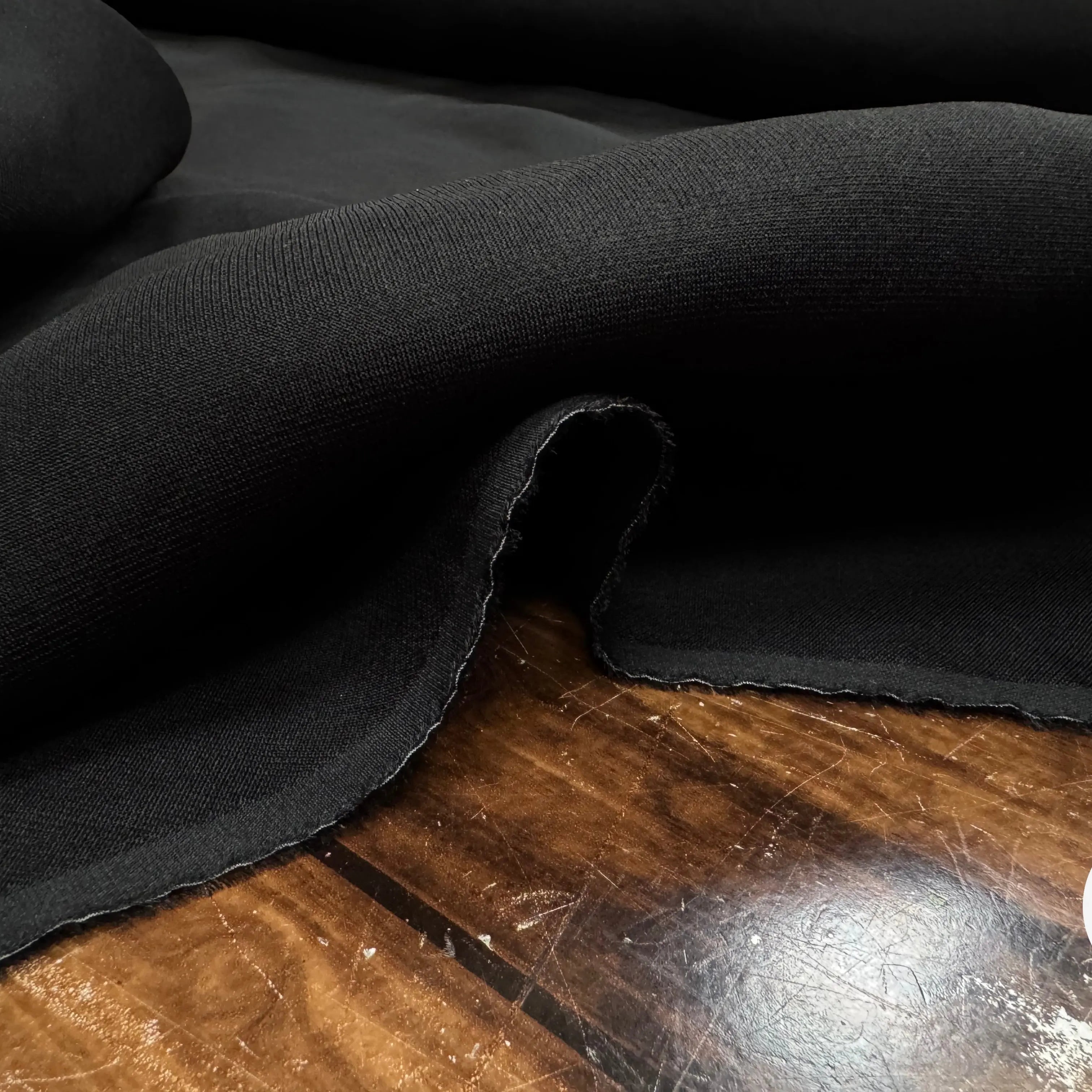 TEXTURED SILK GAZAR, Black - My Little Coupon