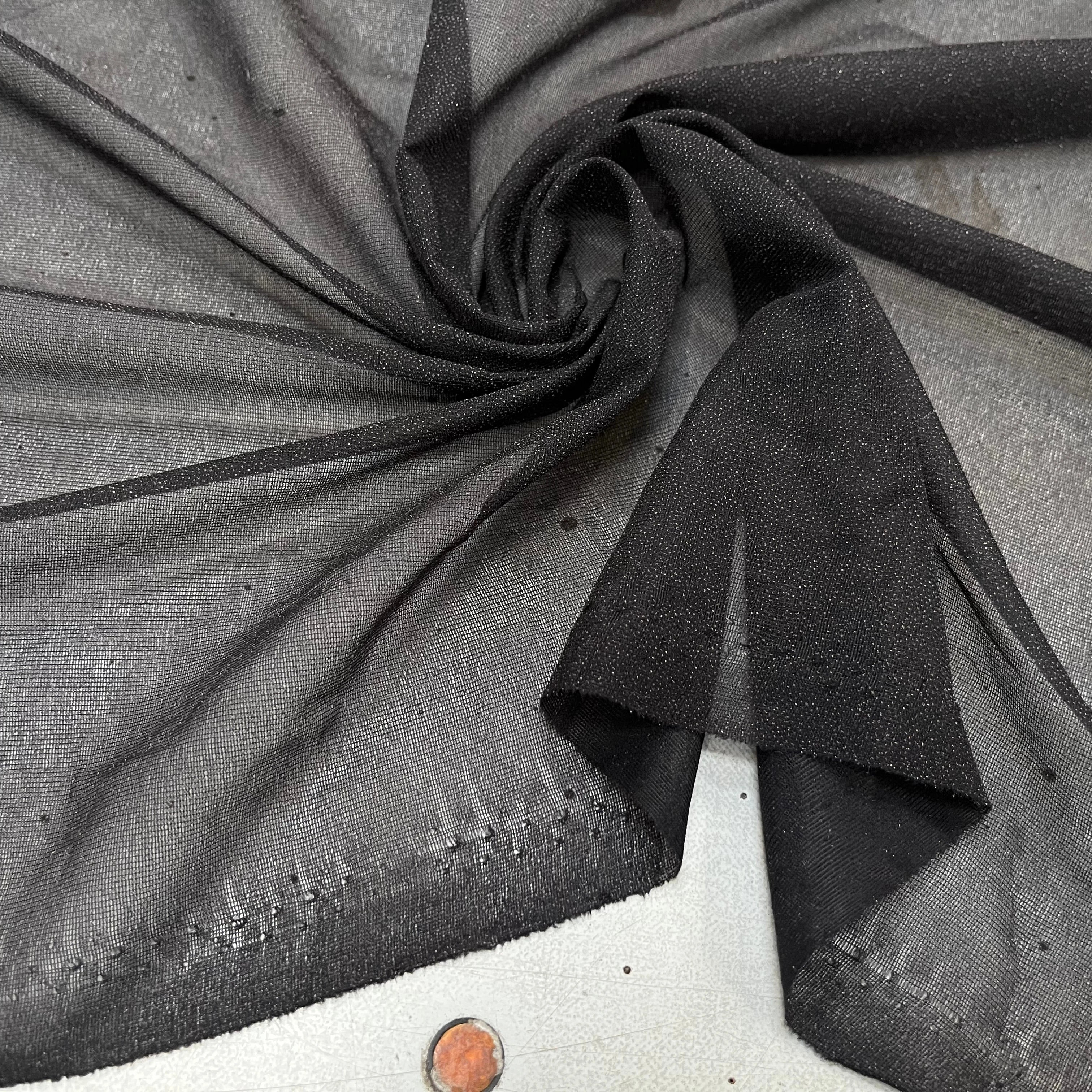 THERMOCOLLANT FIN À GRAIN NOIR 155CM - My Little Coupon