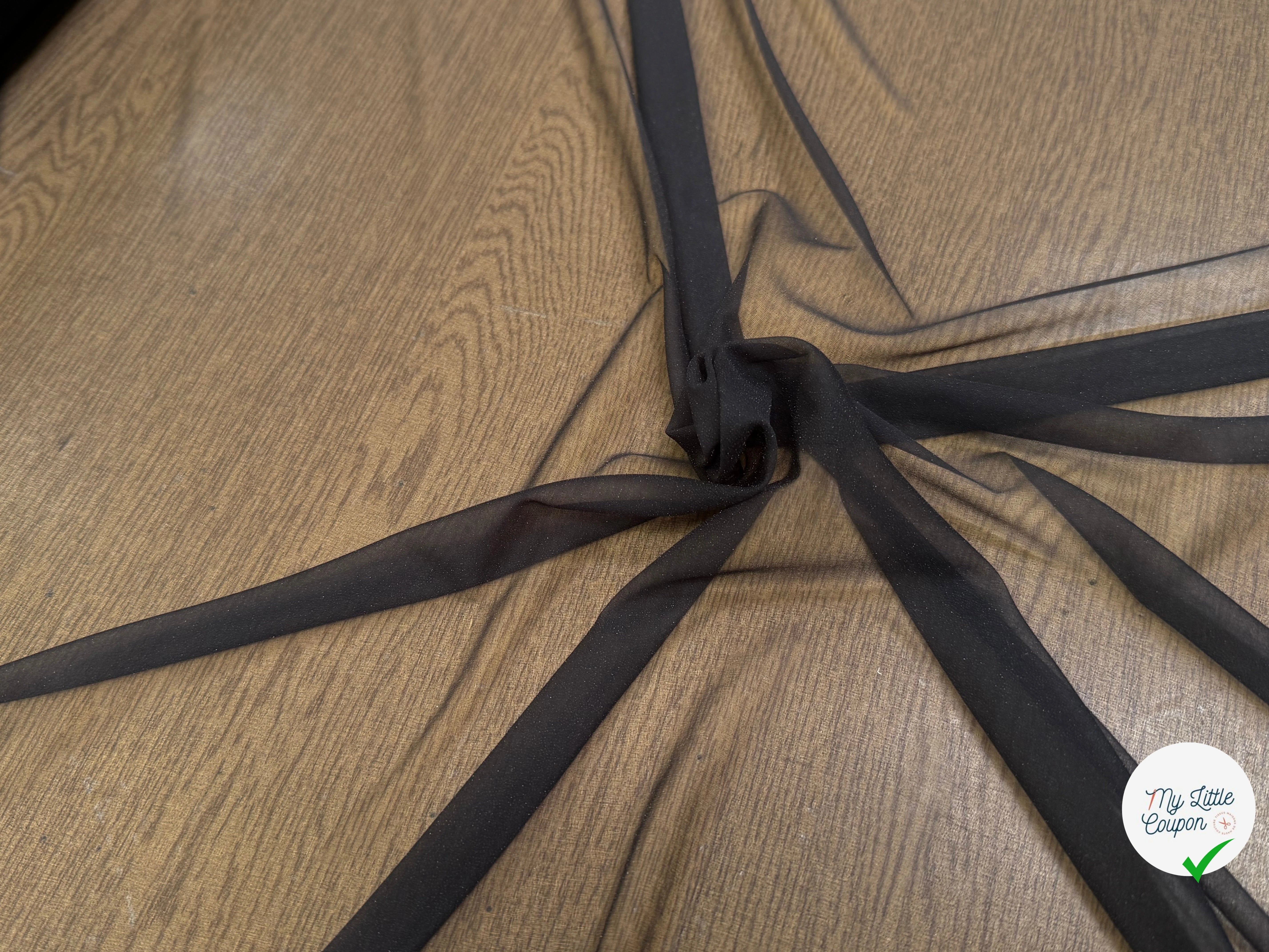 THERMOCOLLANT FIN NOIR PETITE LAIZE - My Little Coupon