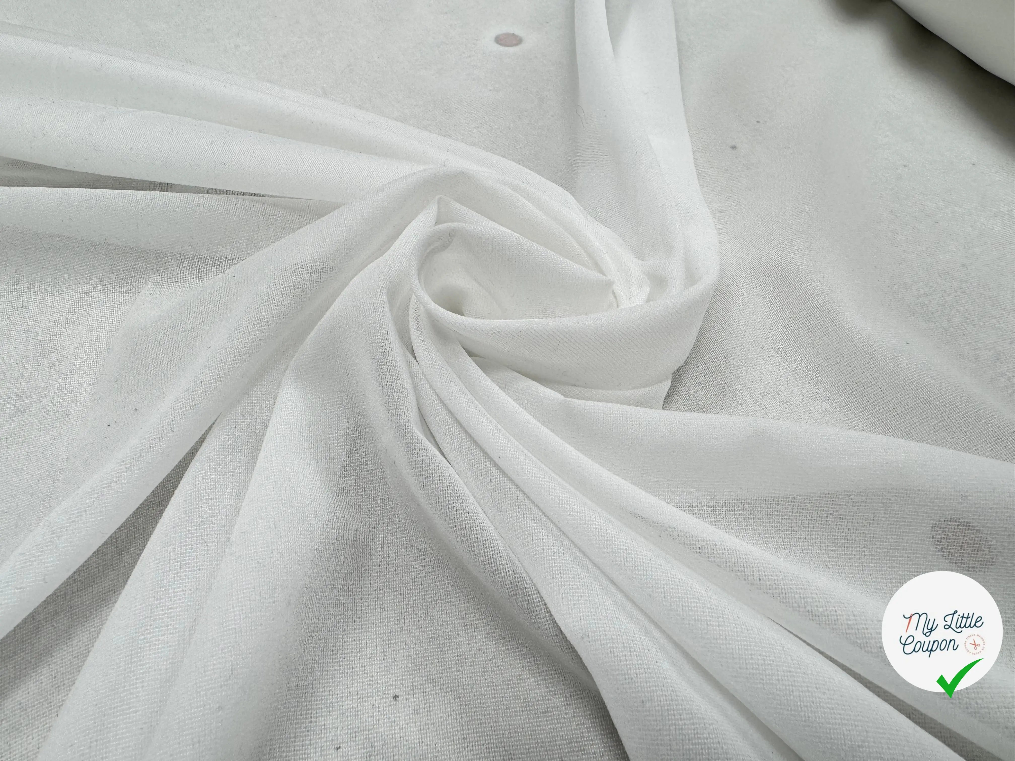 THERMOCOLLANT MAILLE TISSÉ MILKY WHITE - My Little Coupon