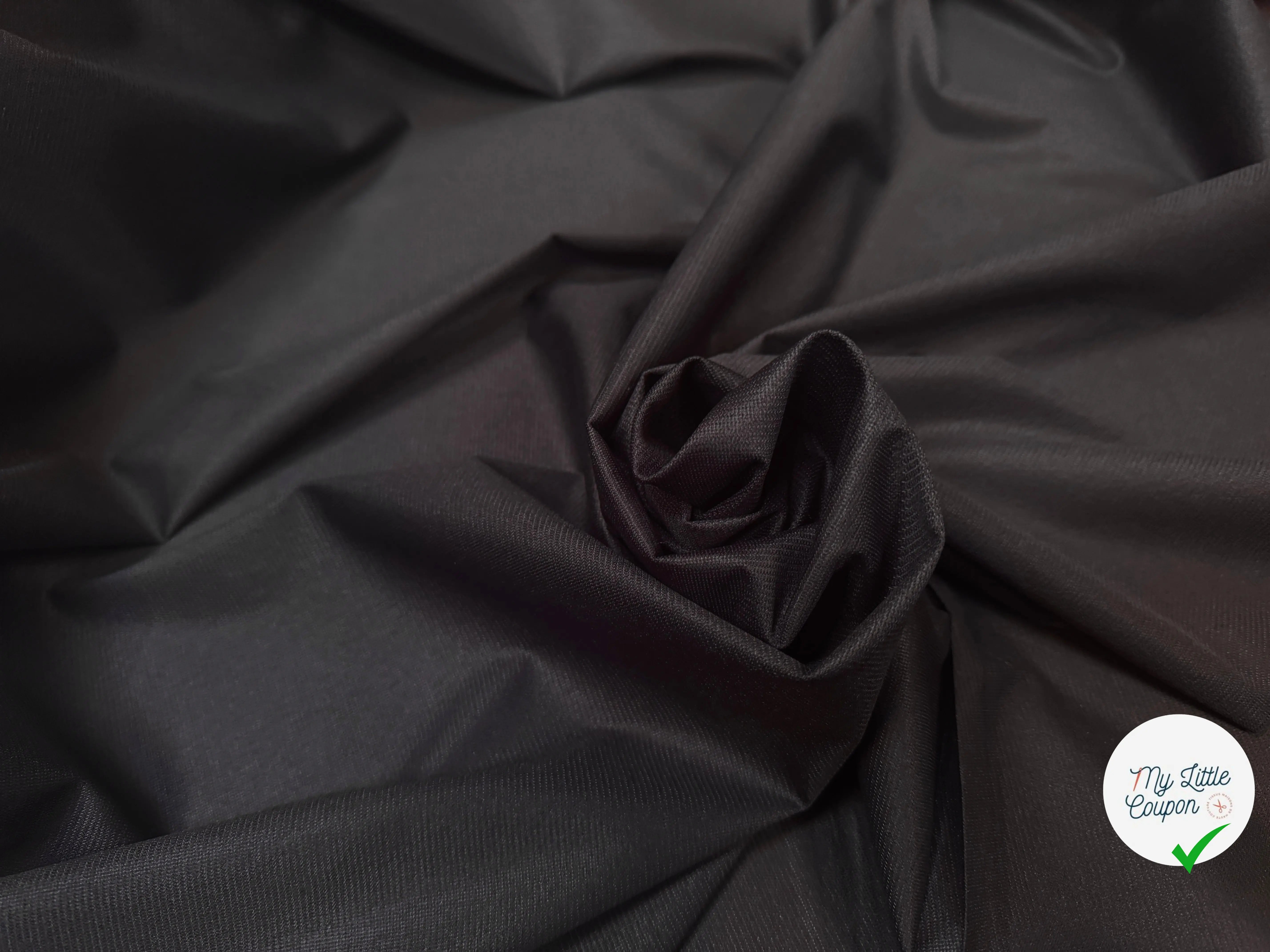 THERMOCOLLANT MAILLE TRICOTÉ NOIR - My Little Coupon