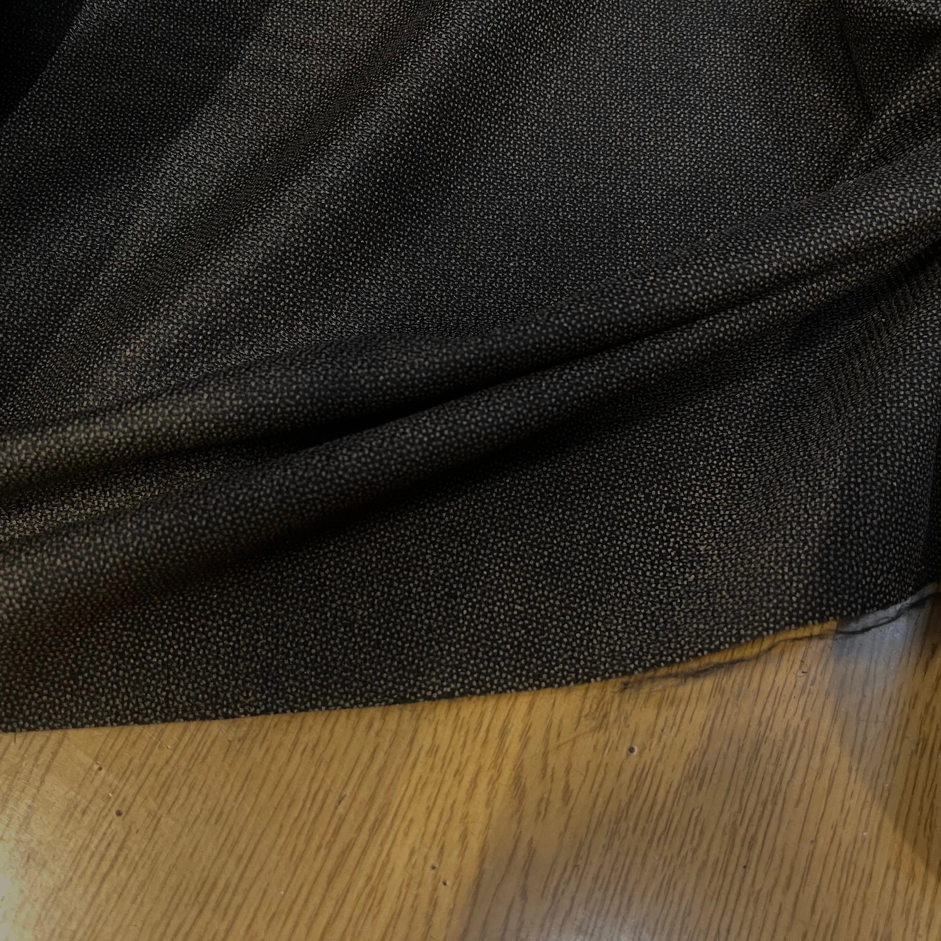 THERMOCOLLANT NOIR À GRAINS BRONZE ENVERS MOLLETONNÉ - My Little Coupon