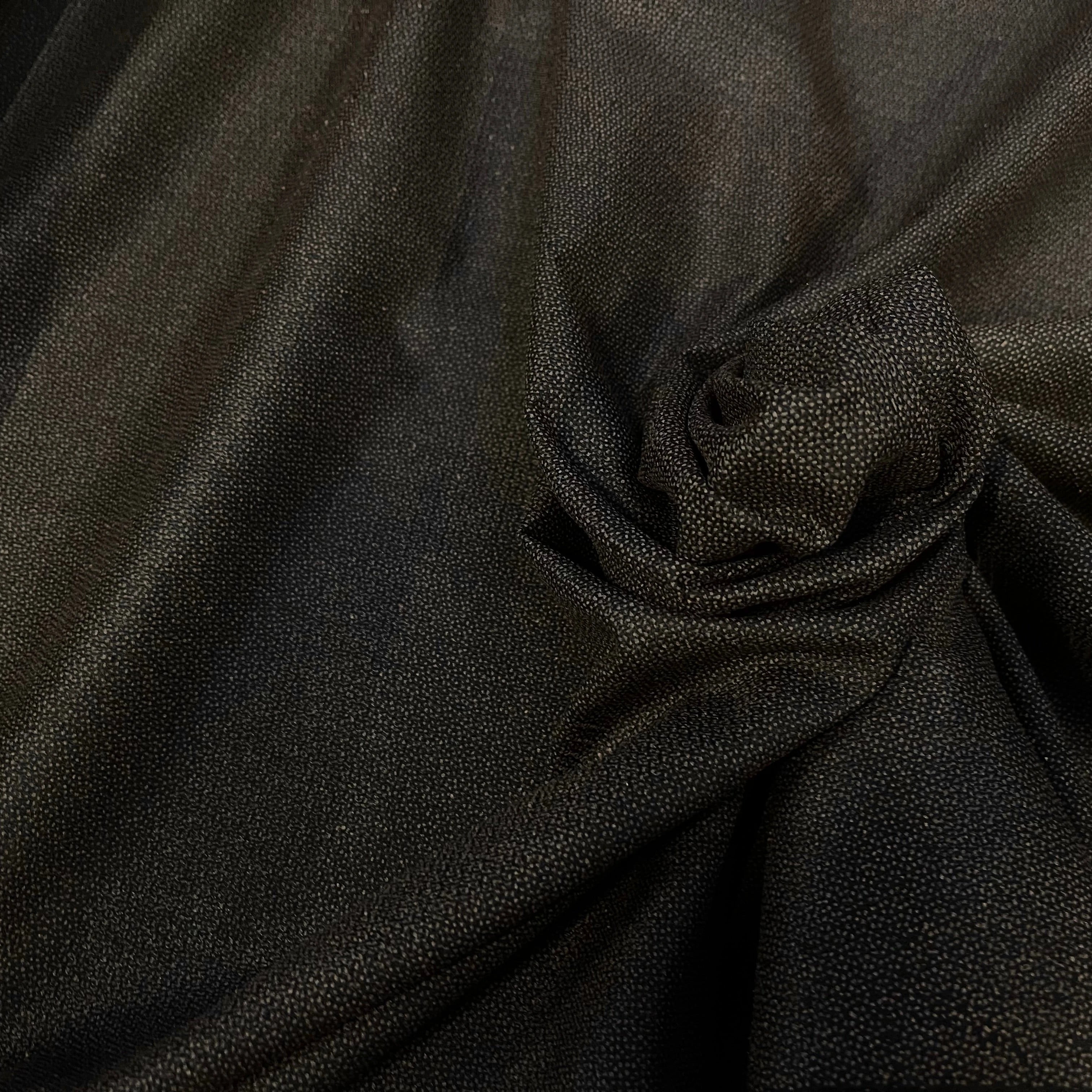 THERMOCOLLANT NOIR À GRAINS BRONZE ENVERS MOLLETONNÉ - My Little Coupon