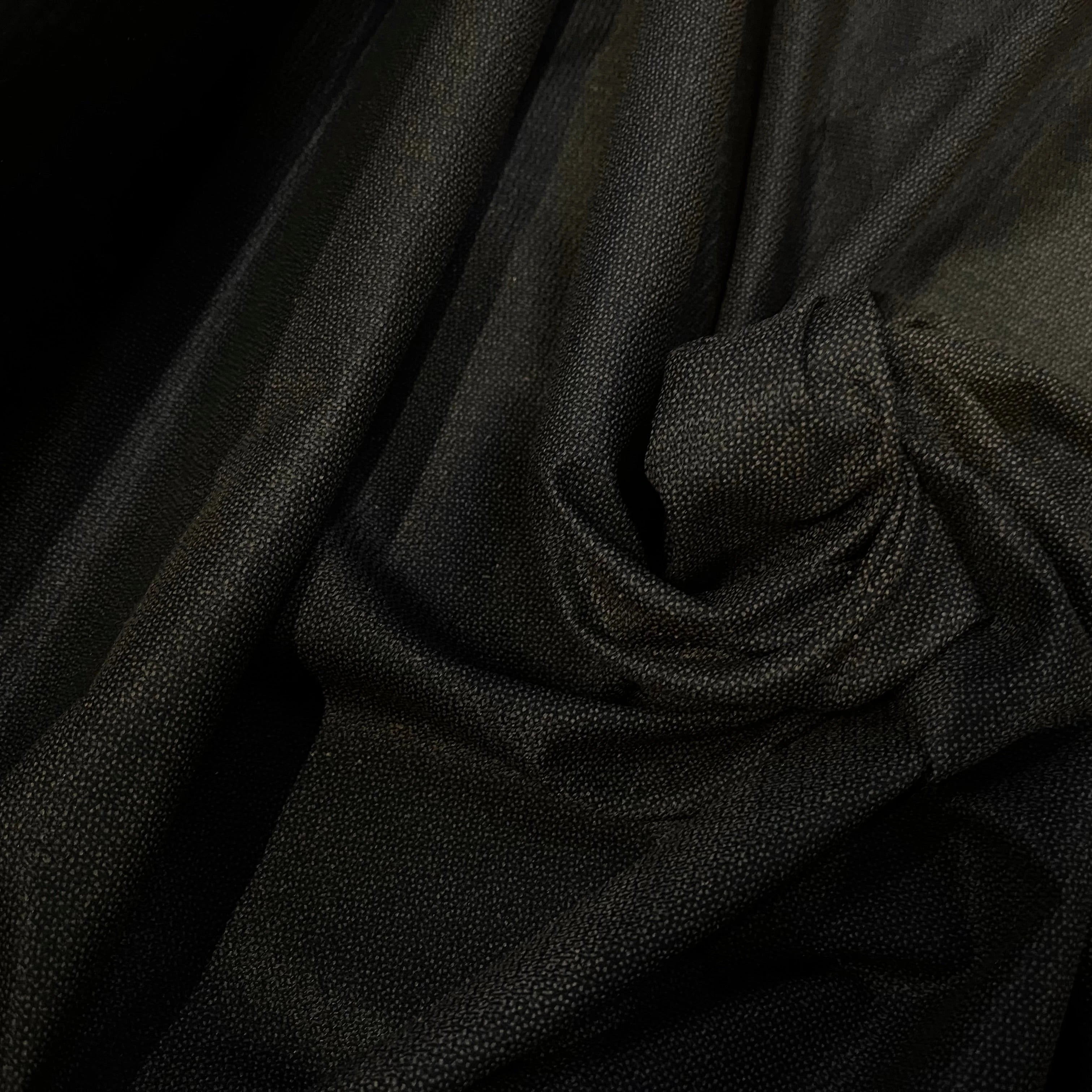 THERMOCOLLANT NOIR À GRAINS BRONZE ENVERS MOLLETONNÉ - My Little Coupon